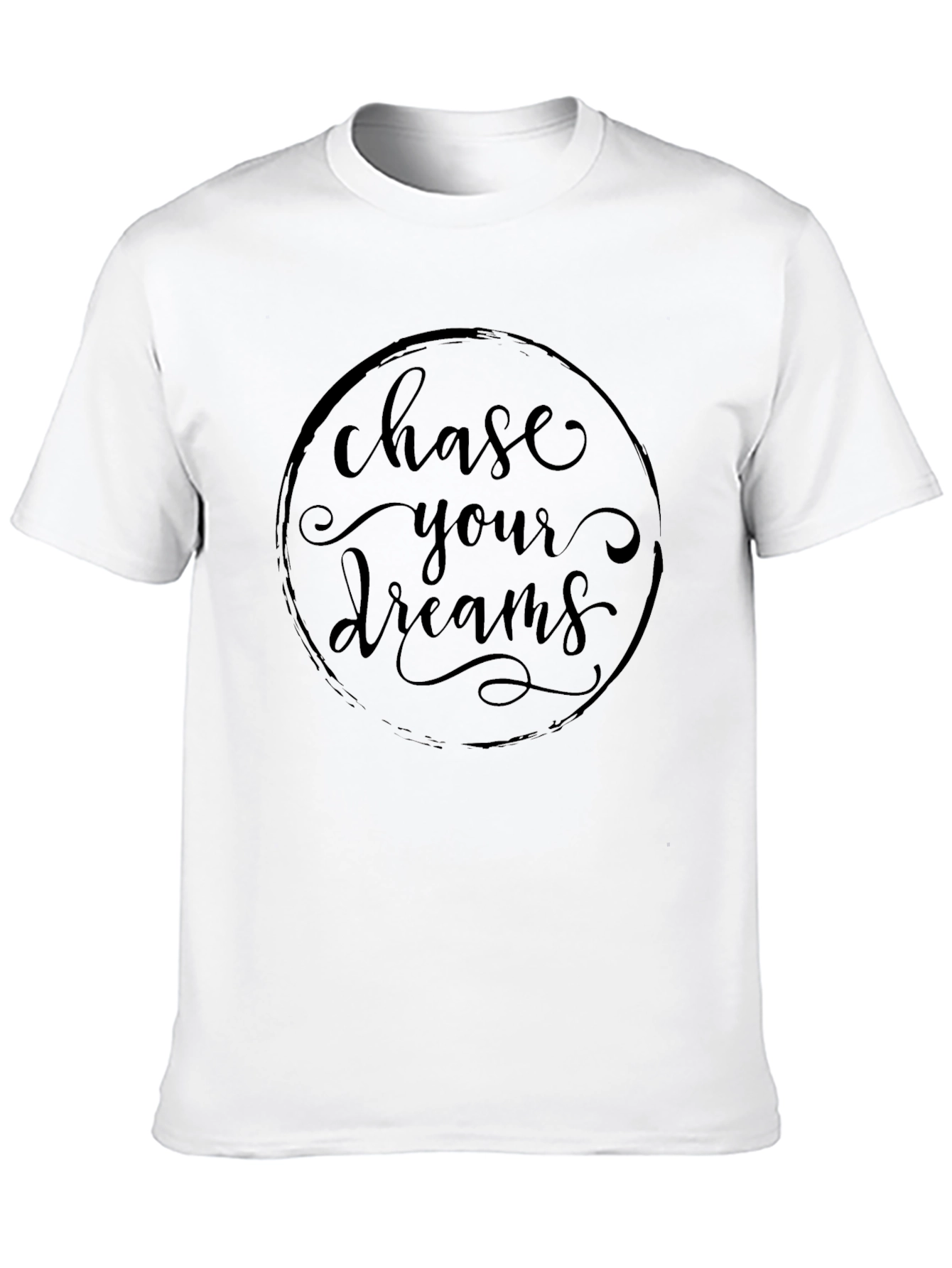 Chase Your Dreams Graphic T-Shirt - Mens Black Tee