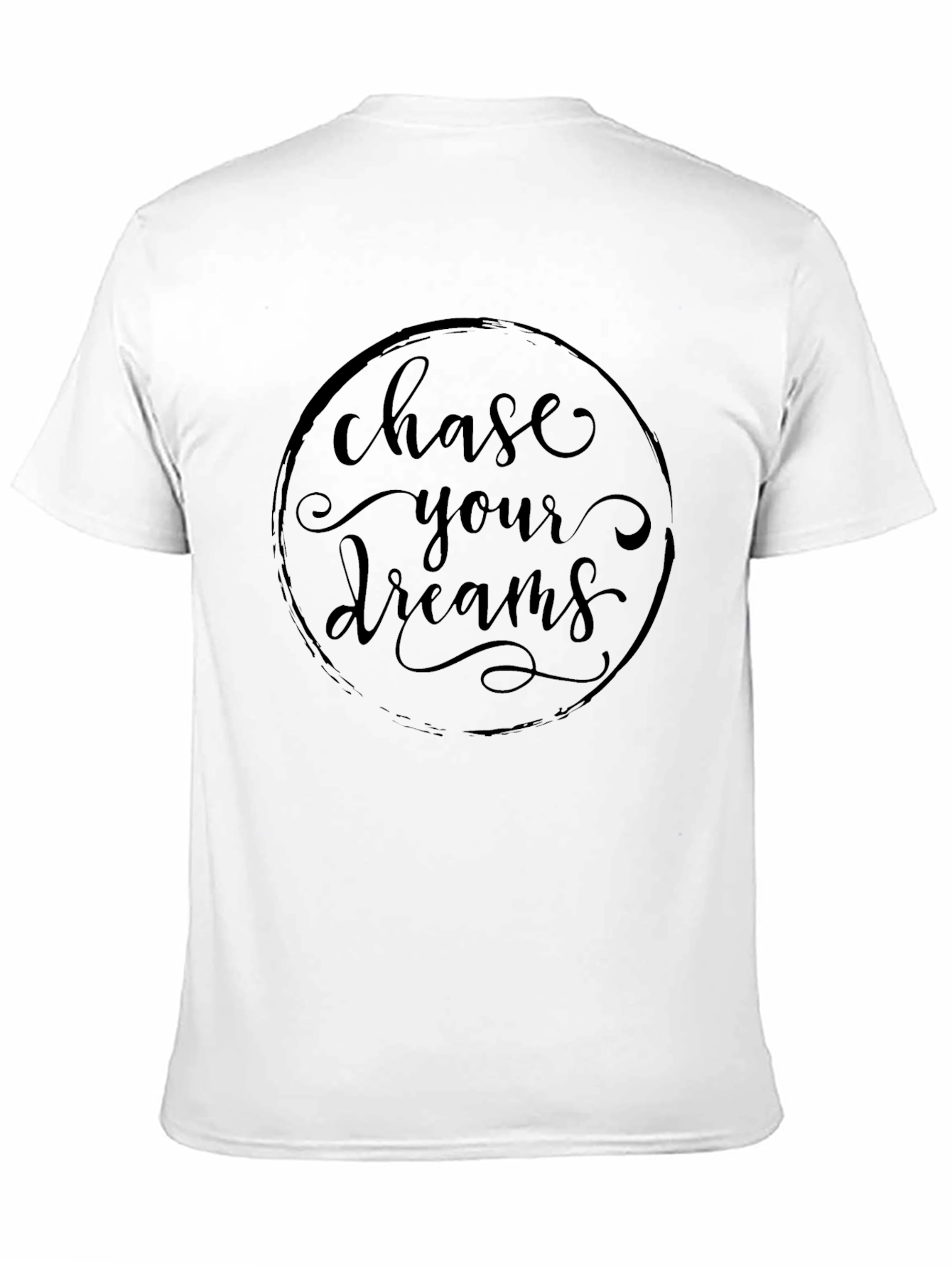 Chase Your Dreams Graphic T-Shirt - Mens Black Tee