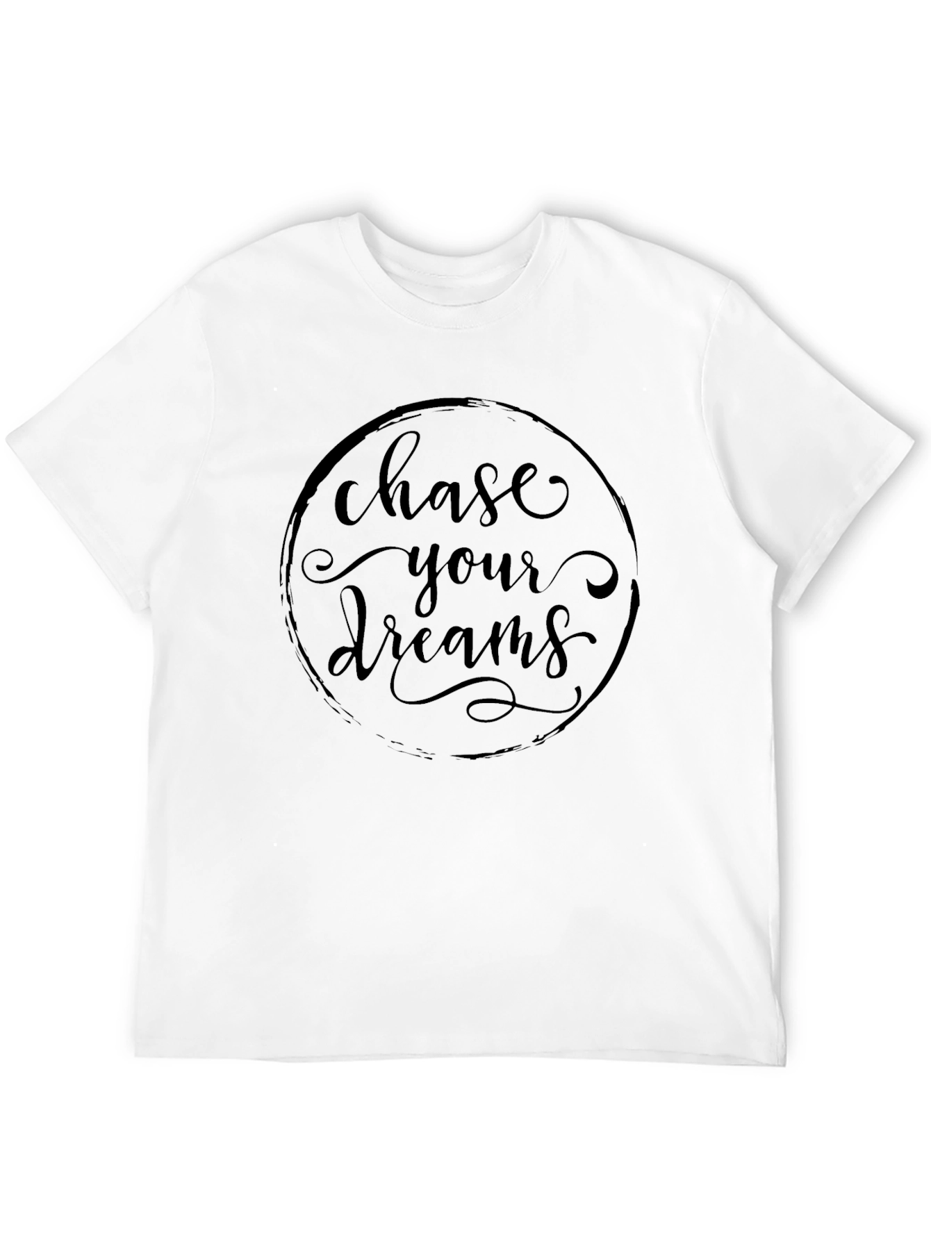 Chase Your Dreams Graphic T-Shirt - Mens Black Tee