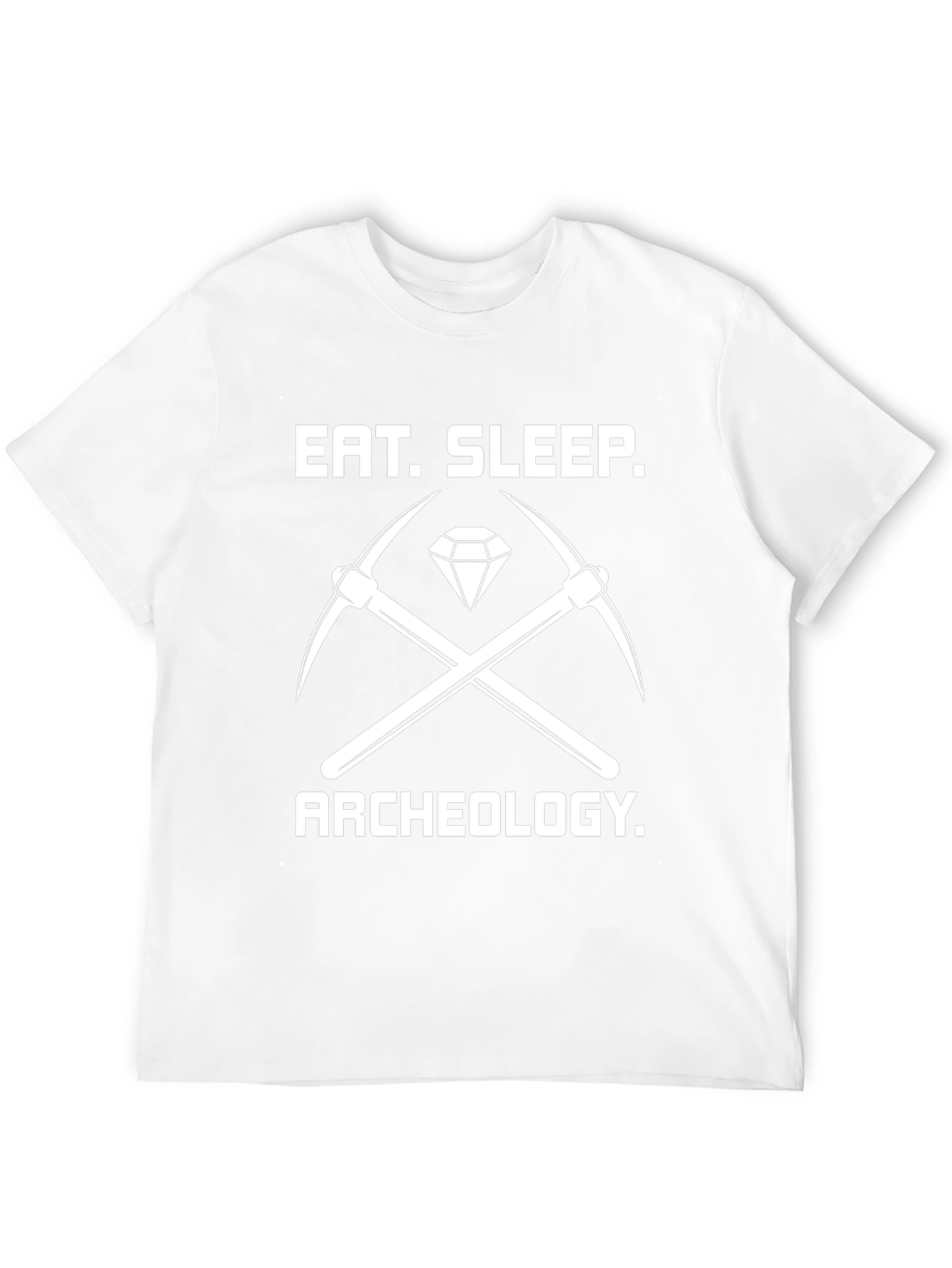 Eat Sleep Archeology T-Shirt - Black Crew Neck Tee