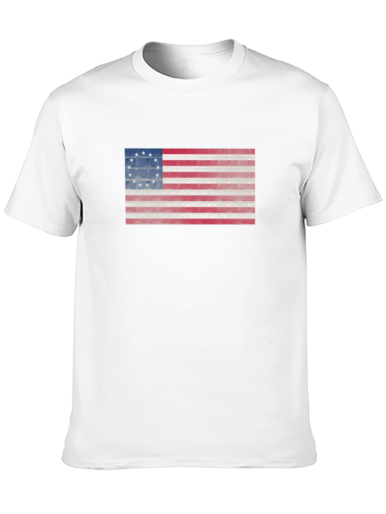Betsy Ross Flag Graphic Tee - Patriotic Black T-Shirt