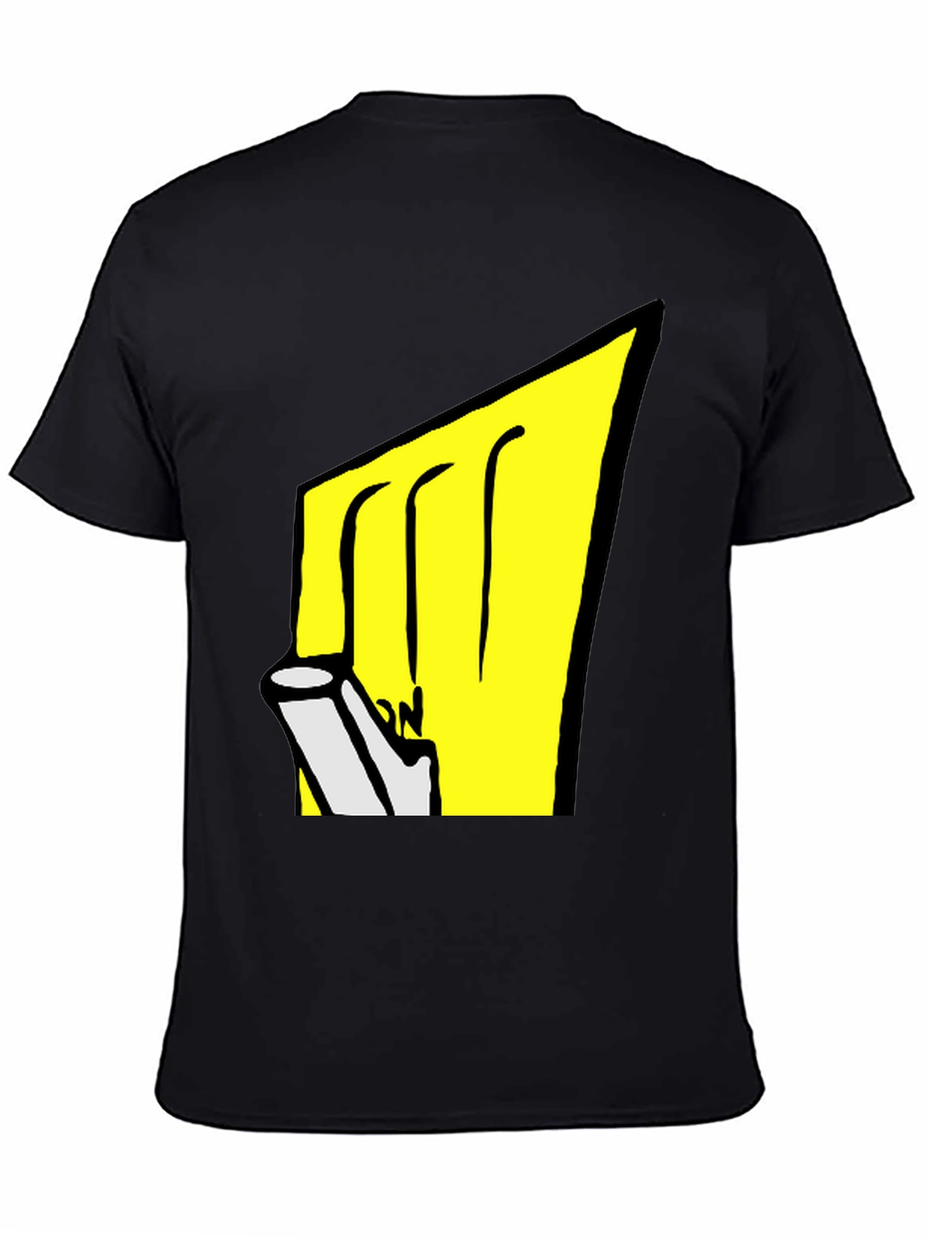 Black T-Shirt with Graphic Design