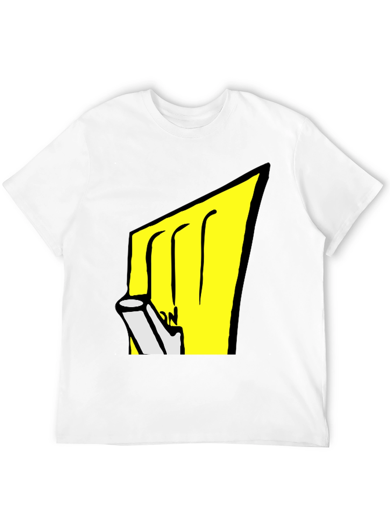 Black T-Shirt with Graphic Design