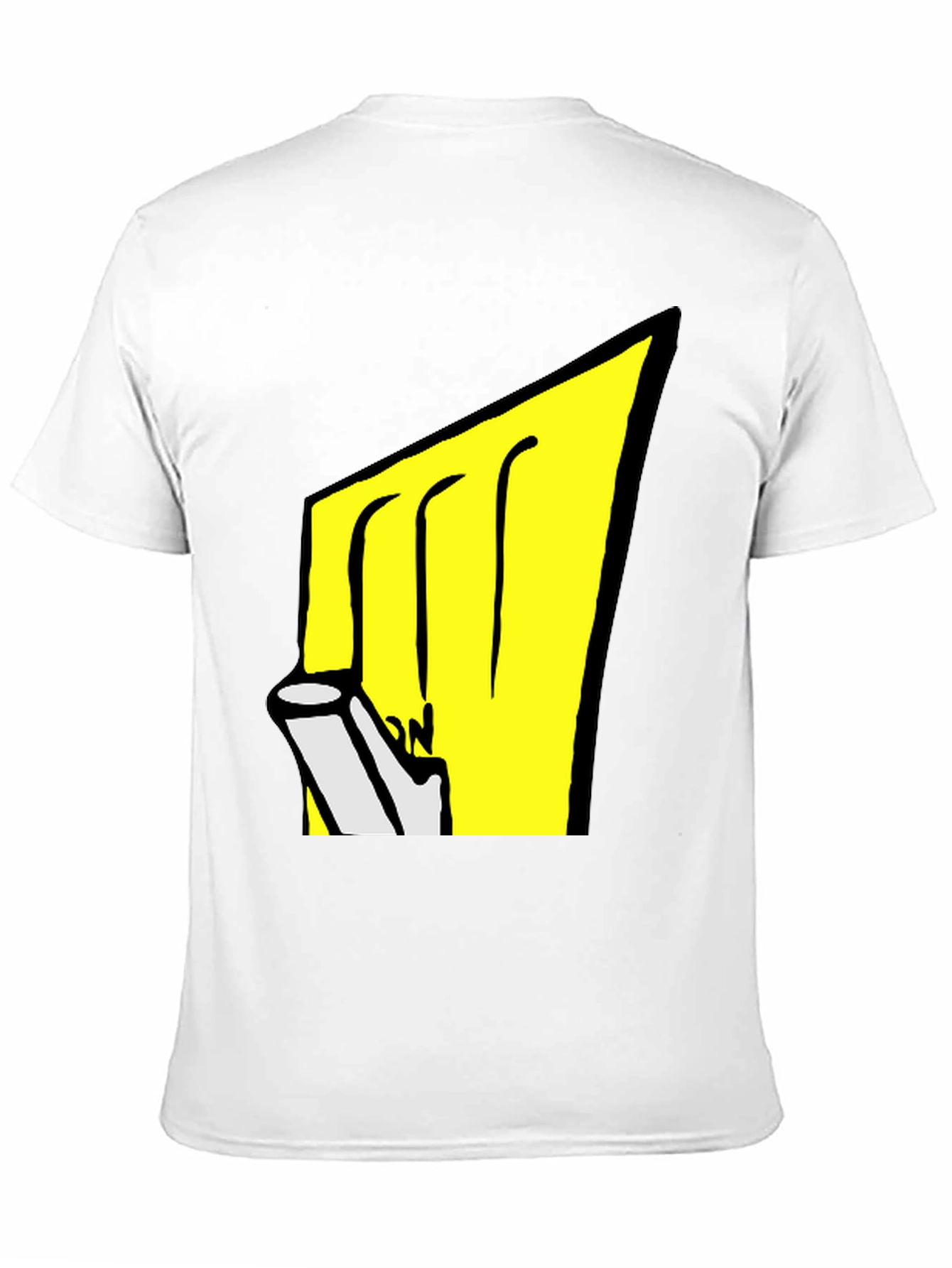 Black T-Shirt with Graphic Design