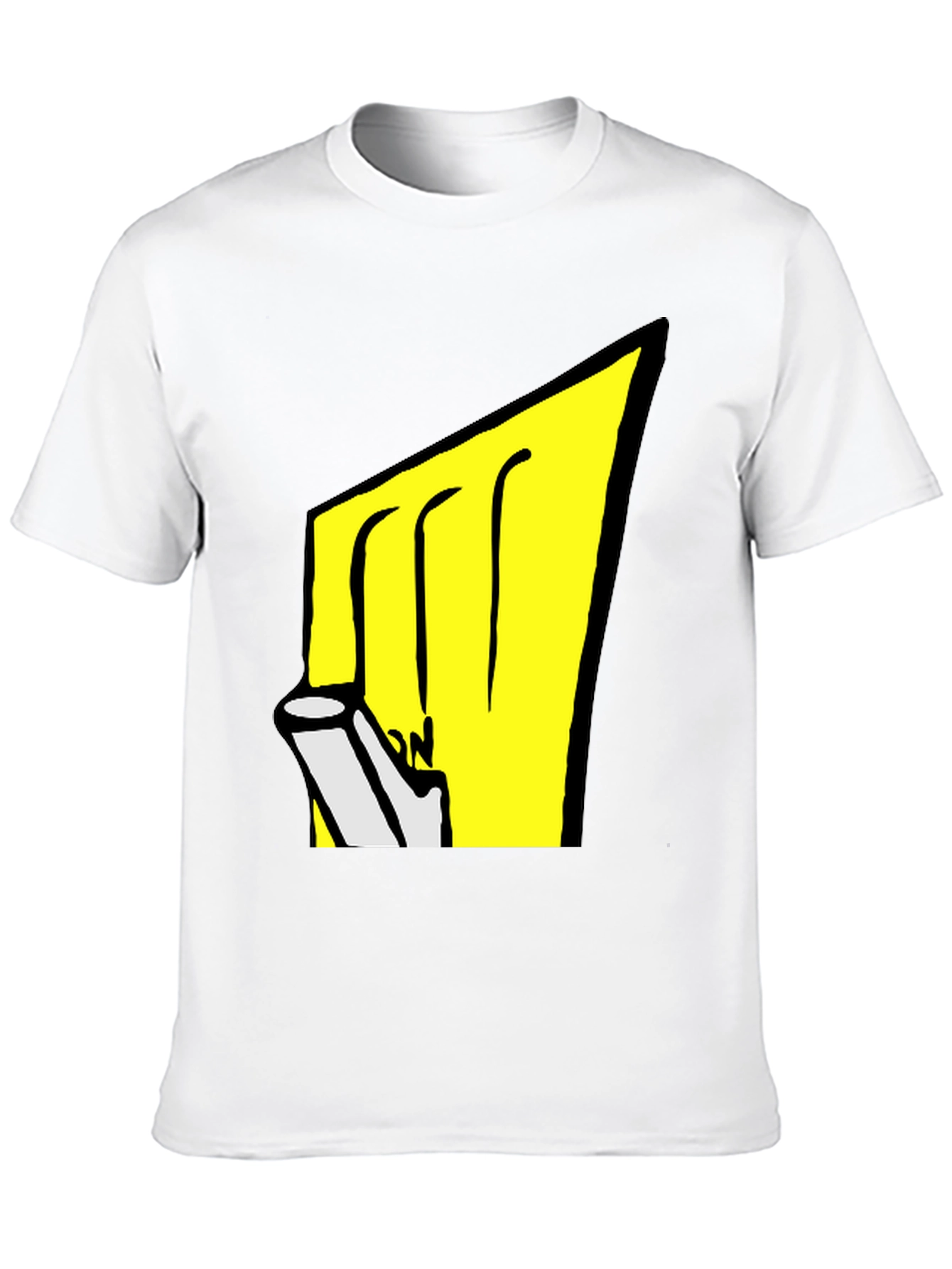 Black T-Shirt with Graphic Design