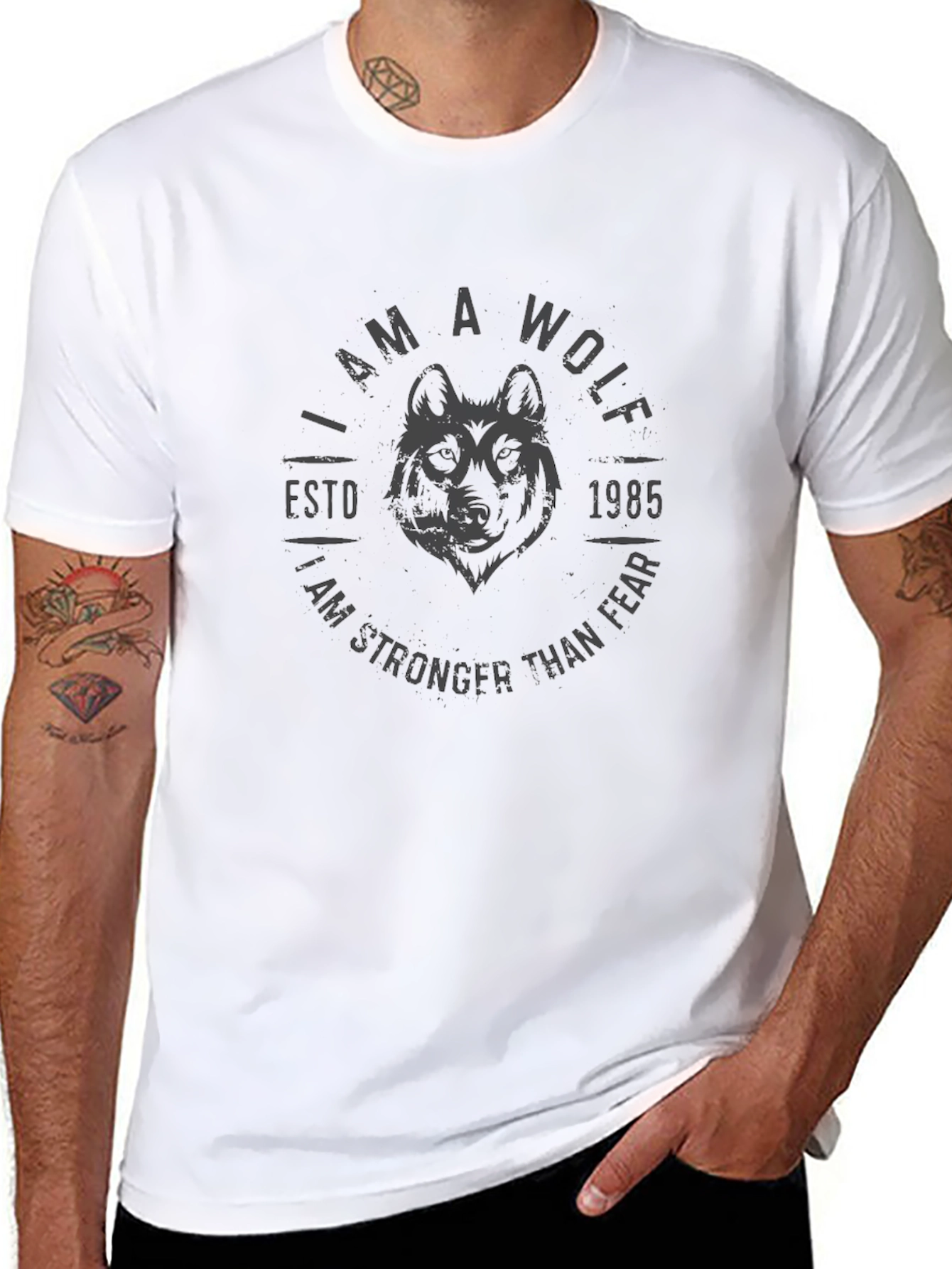 I Am a Wolf Graphic T-Shirt - Est. 1985