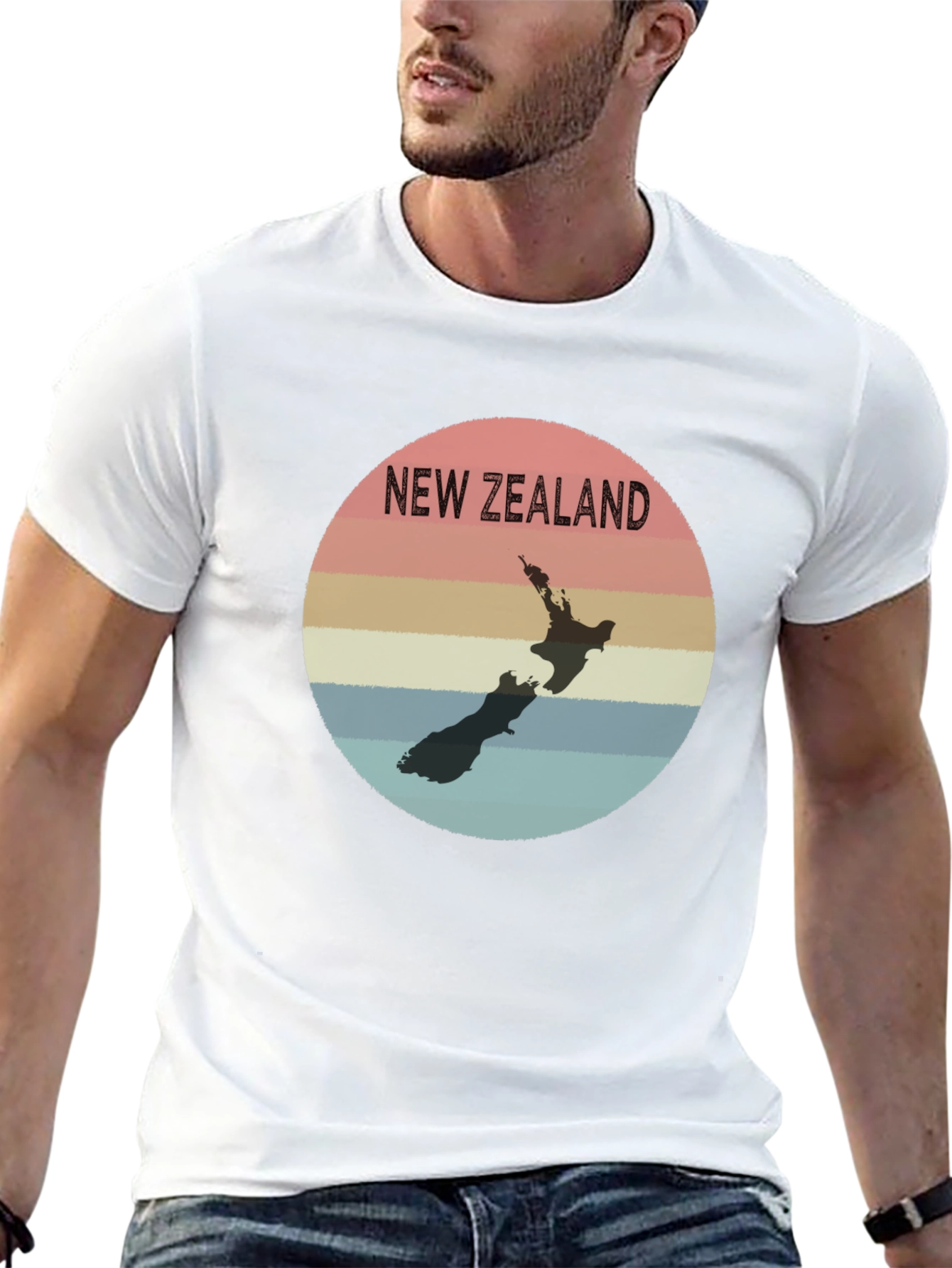 New Zealand Retro Graphic Tee