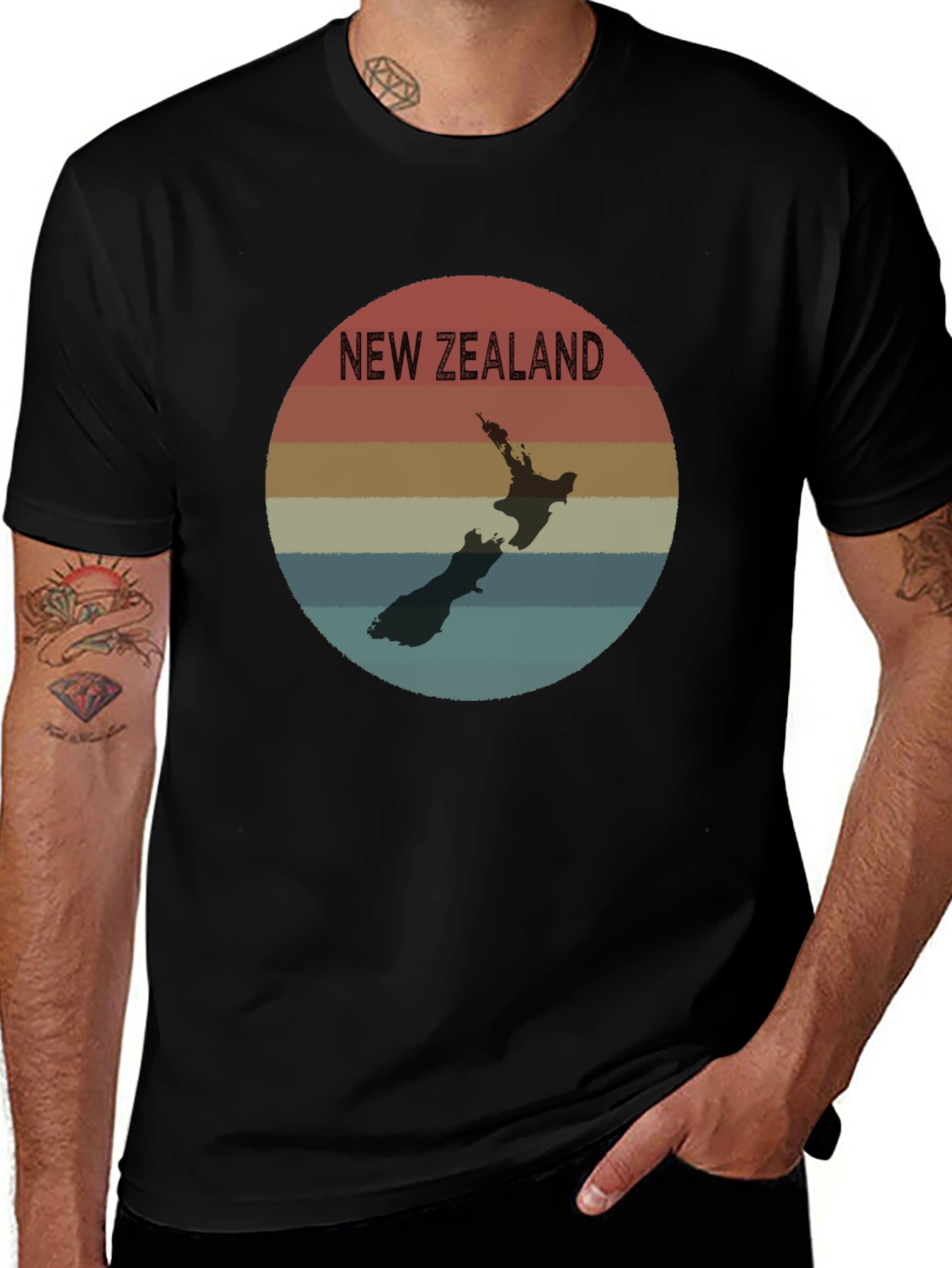New Zealand Retro Graphic Tee