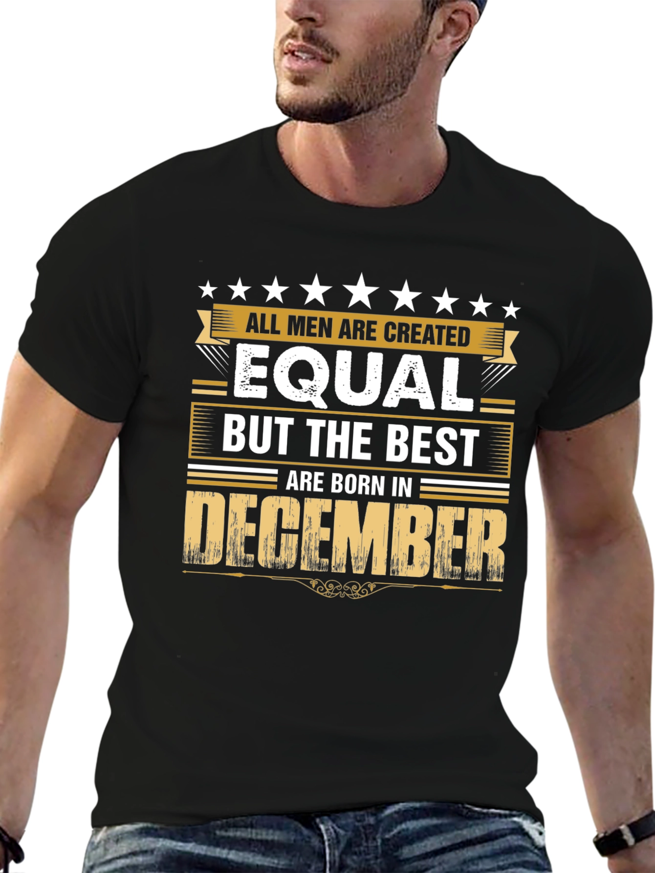 Men Born in December Graphic Tee