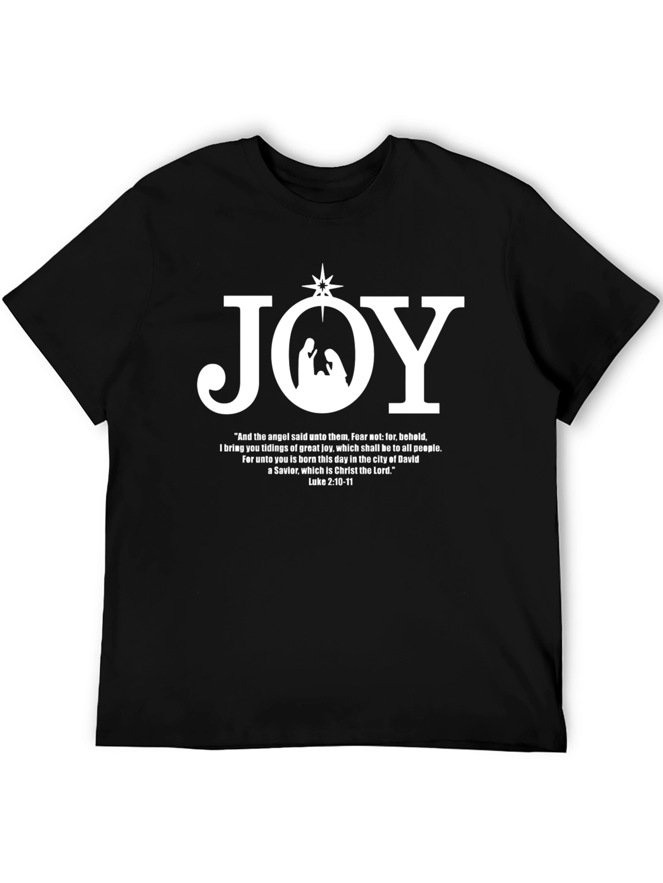 JOY Nativity T-Shirt - Religious Christmas Tee