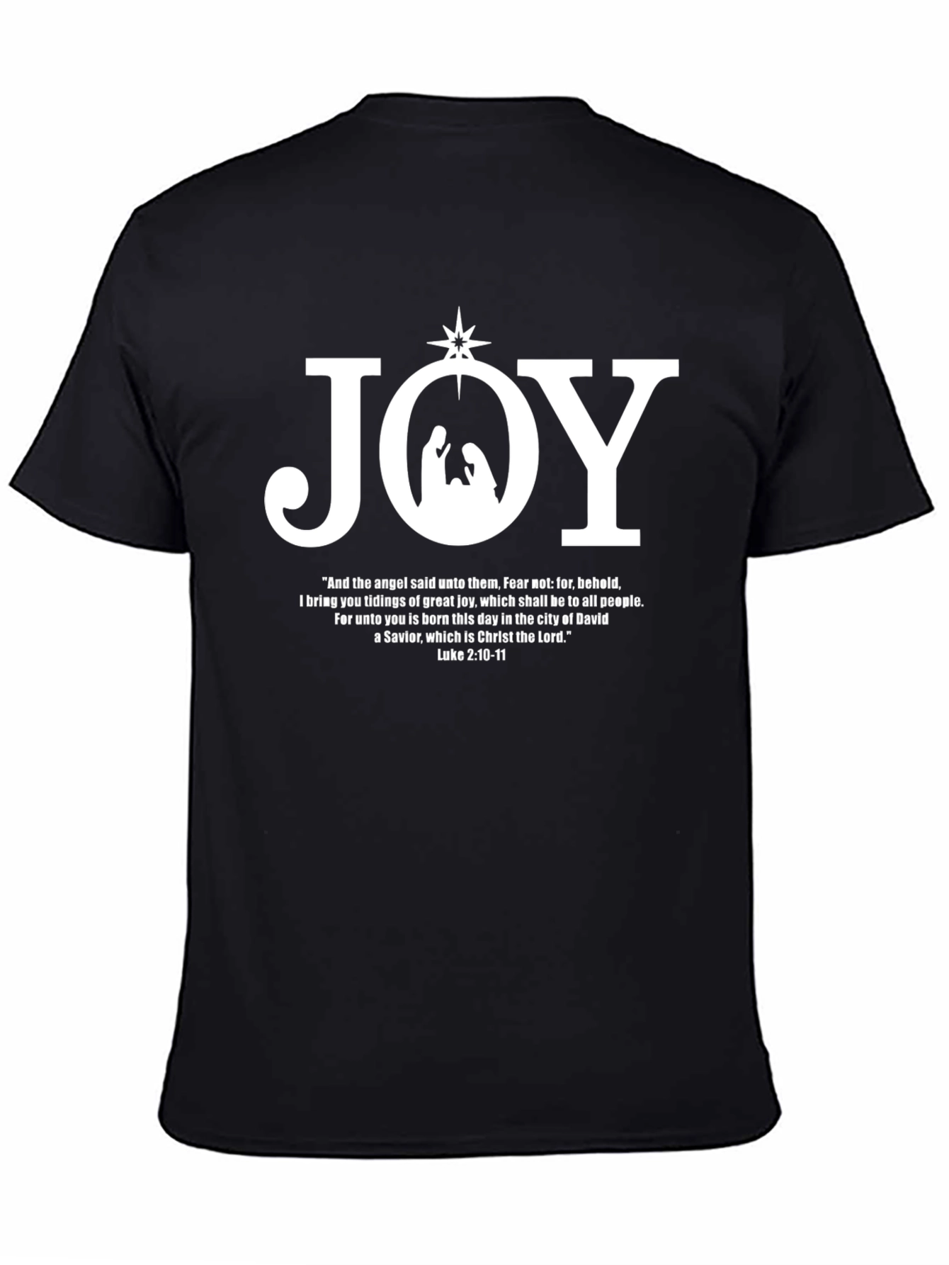 JOY Nativity T-Shirt - Religious Christmas Tee