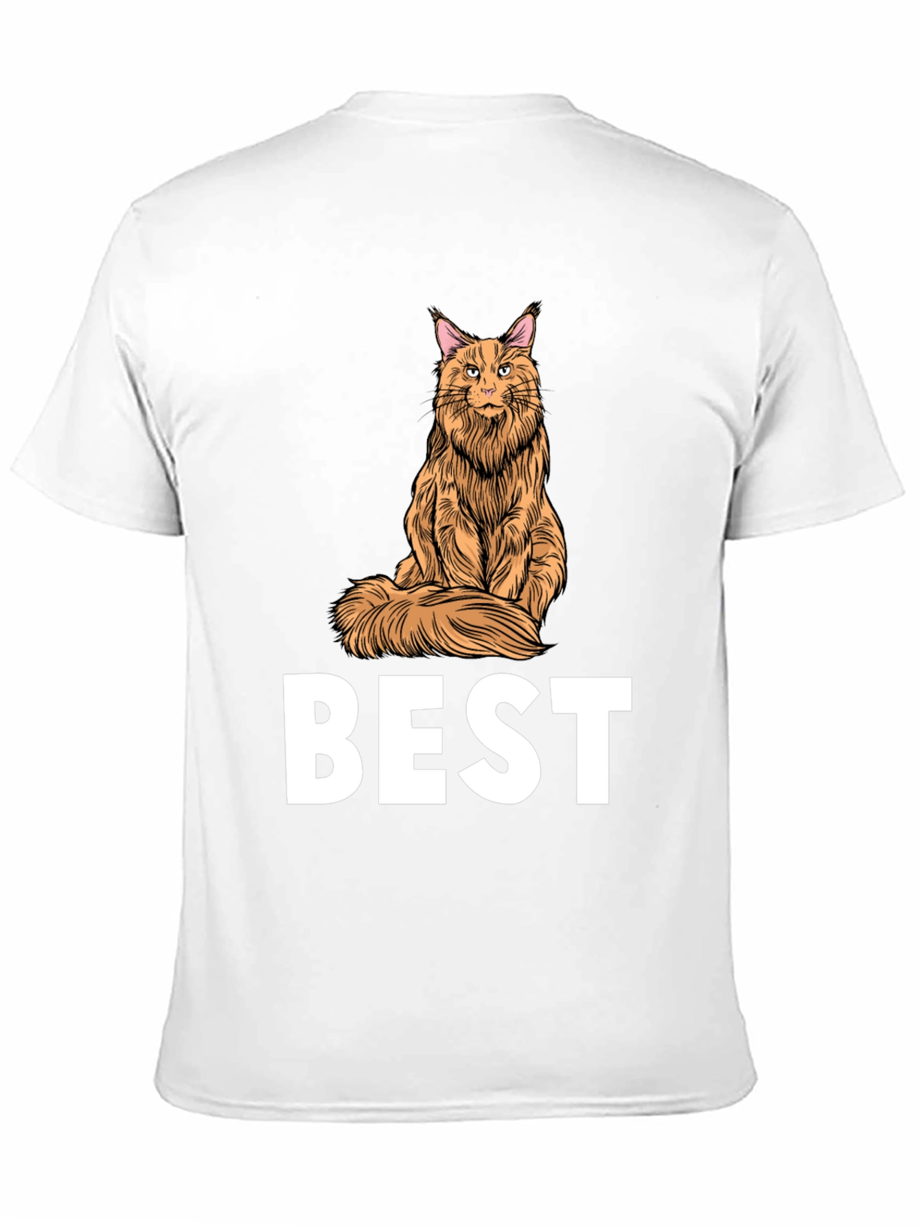 Best Cat Maine Coon T-Shirt Funny Gift Idea