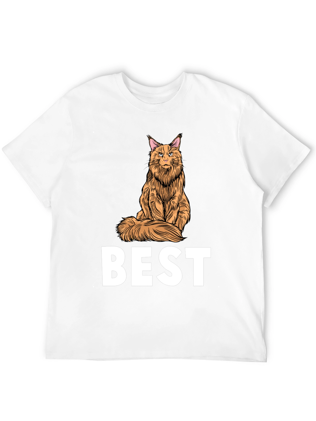 Best Cat Maine Coon T-Shirt Funny Gift Idea