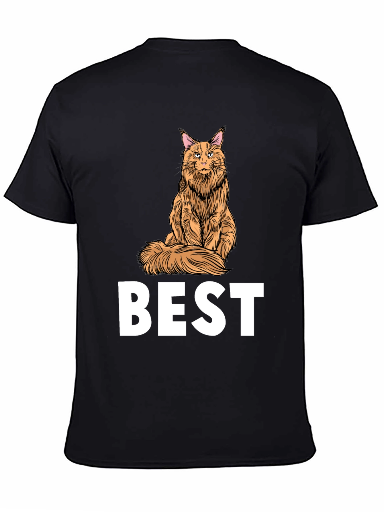 Best Cat Maine Coon T-Shirt Funny Gift Idea