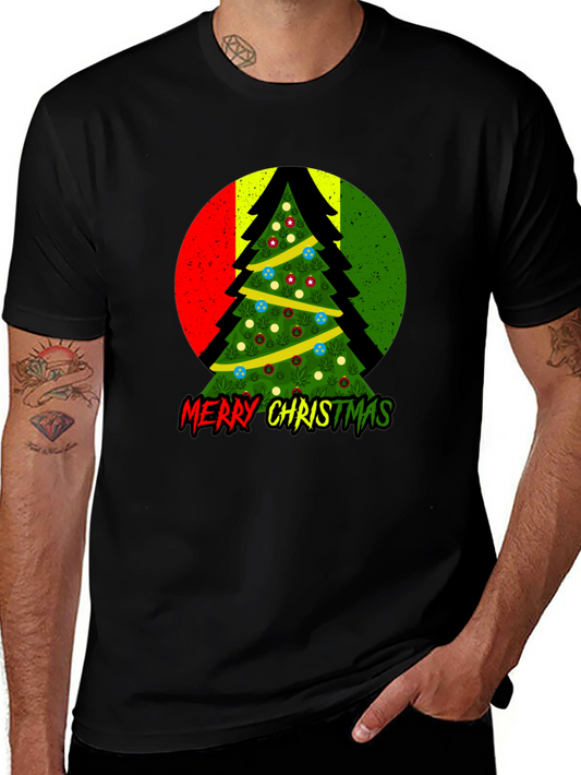 Rasta Christmas Tree T-Shirt - Merry Christmas