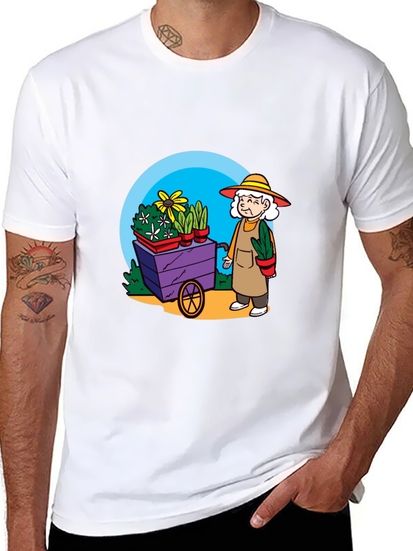 Gardener Granny Graphic Tee