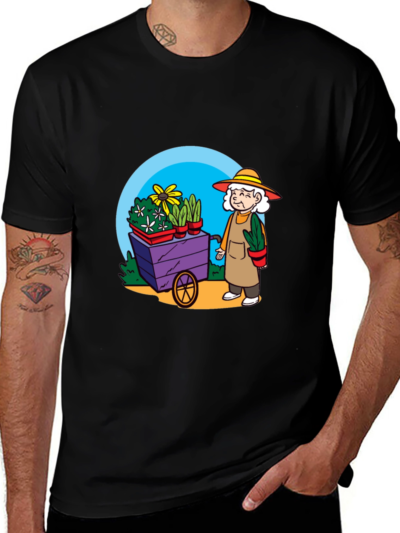 Gardener Granny Graphic Tee