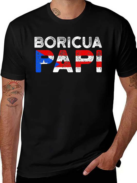Boricua Papi T-Shirt: Puerto Rican Pride Tee