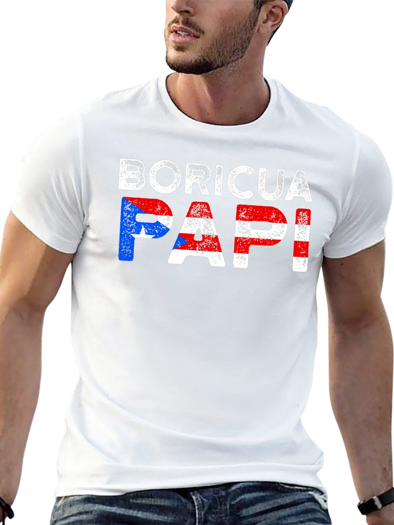Boricua Papi T-Shirt: Puerto Rican Pride Tee