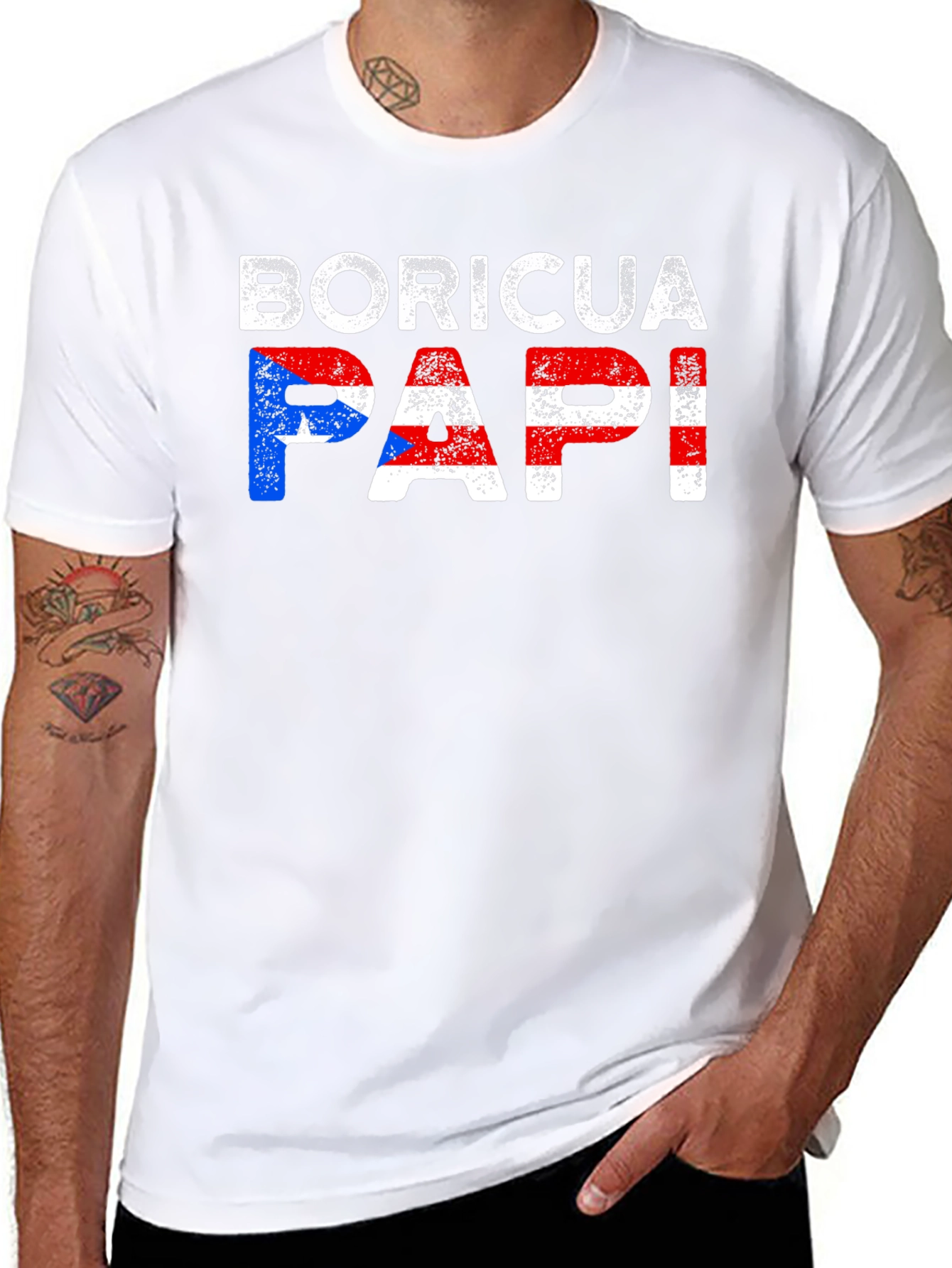 Boricua Papi T-Shirt: Puerto Rican Pride Tee