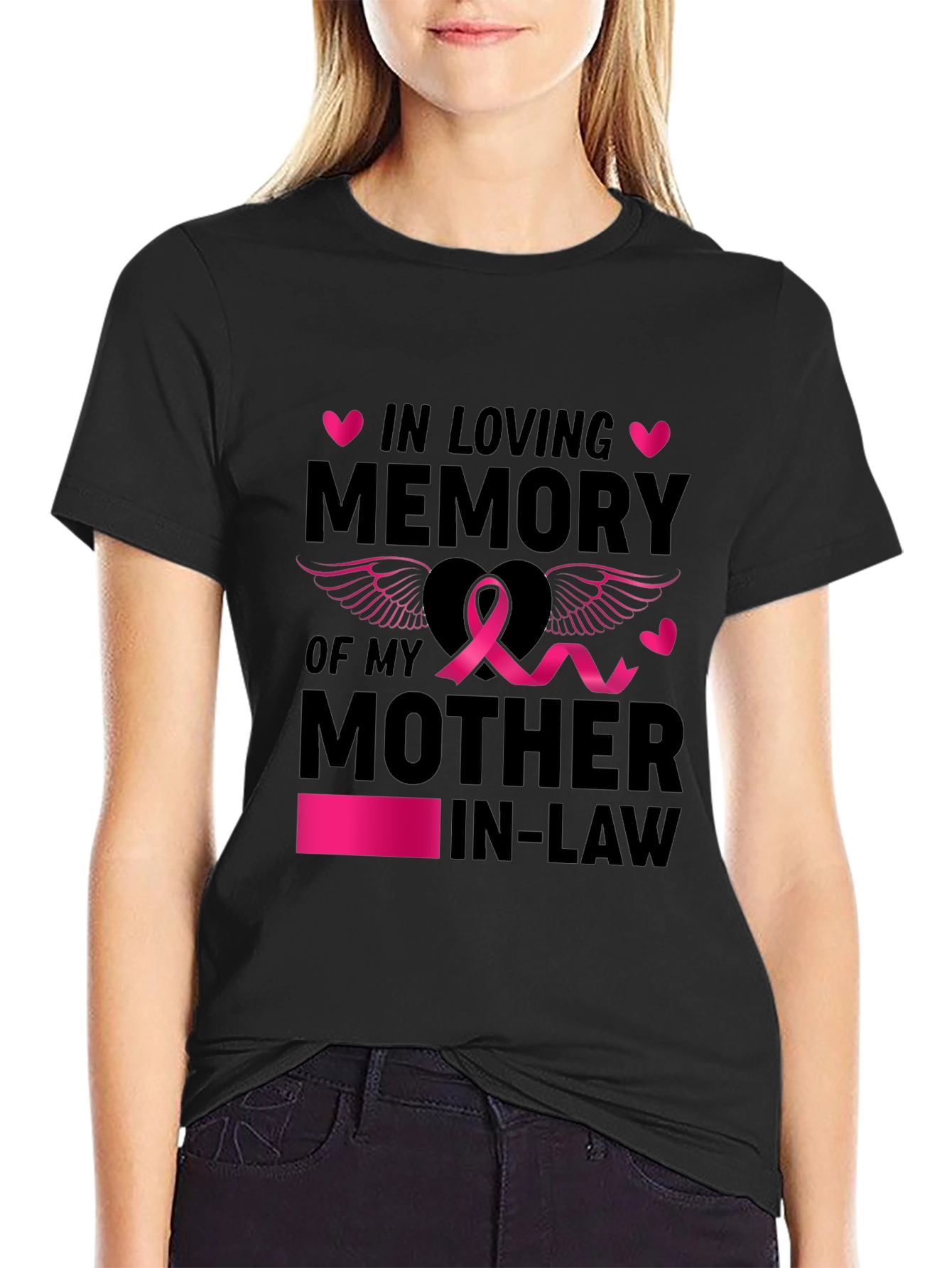 In Loving Memory Mother-In-Law Graphic T-Shirt