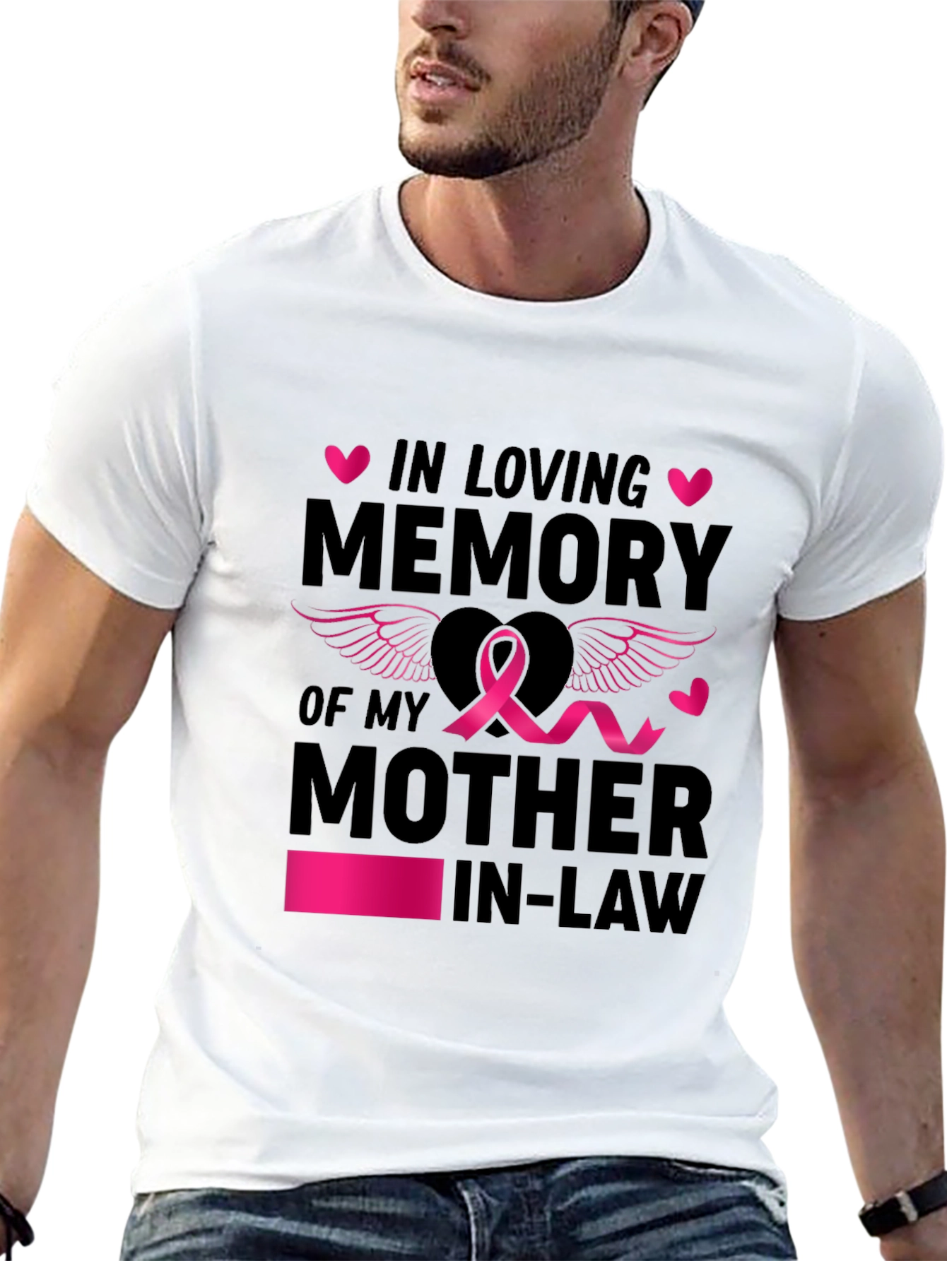 In Loving Memory Mother-In-Law Graphic T-Shirt