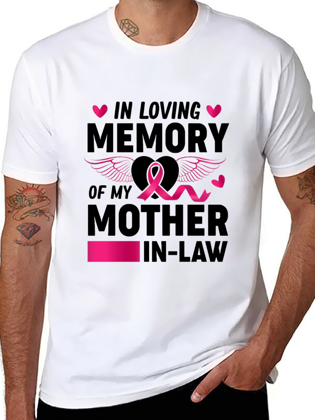 In Loving Memory Mother-In-Law Graphic T-Shirt
