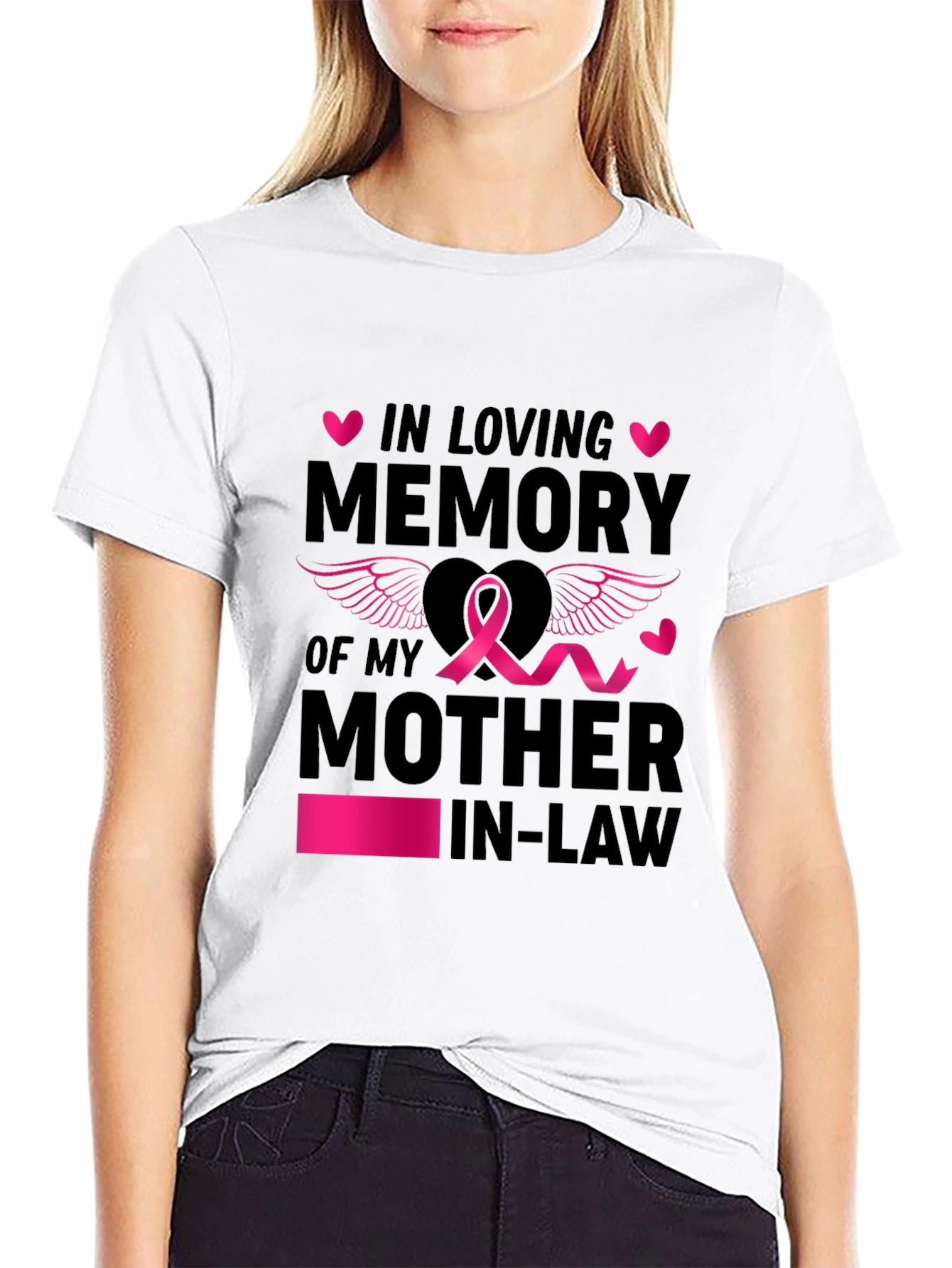 In Loving Memory Mother-In-Law Graphic T-Shirt