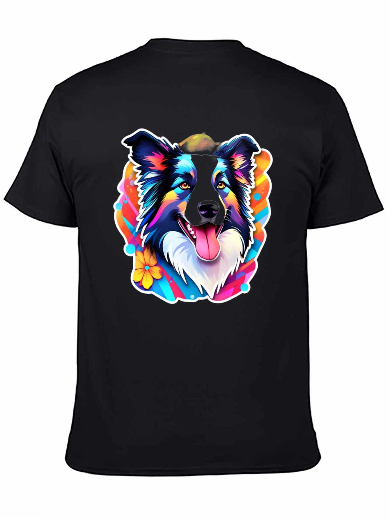 Dog Graphic Tee - Vibrant Pet Lover Design