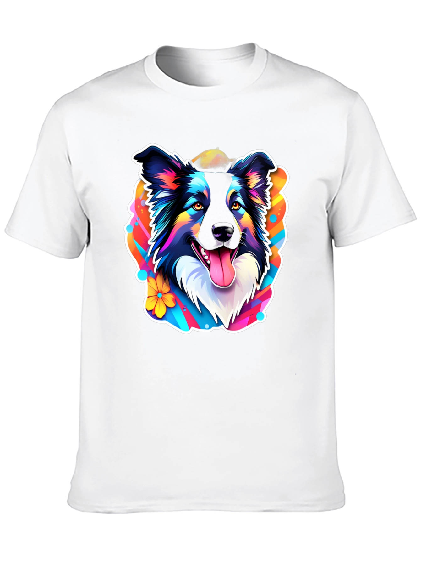 Dog Graphic Tee - Vibrant Pet Lover Design