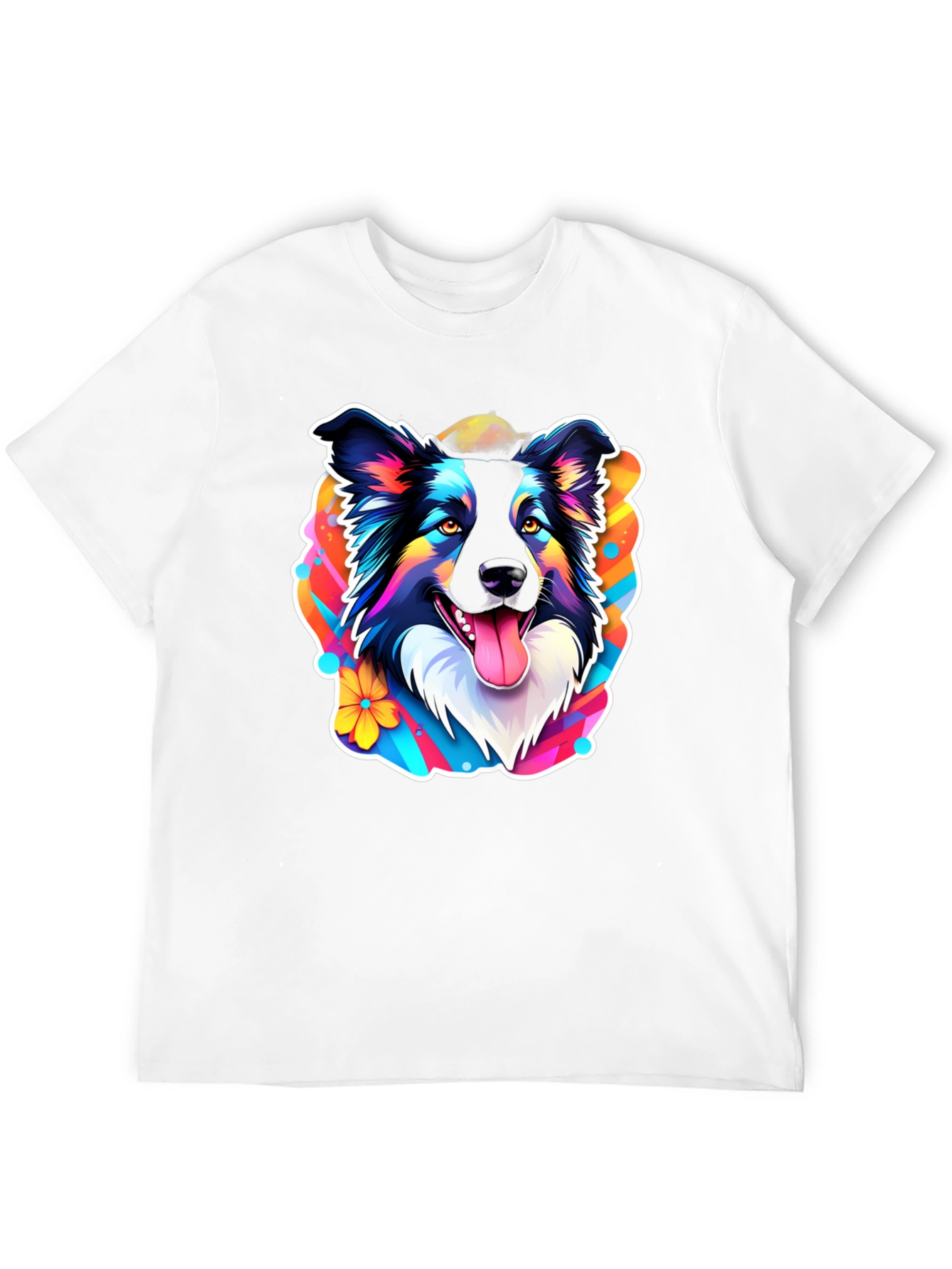 Dog Graphic Tee - Vibrant Pet Lover Design