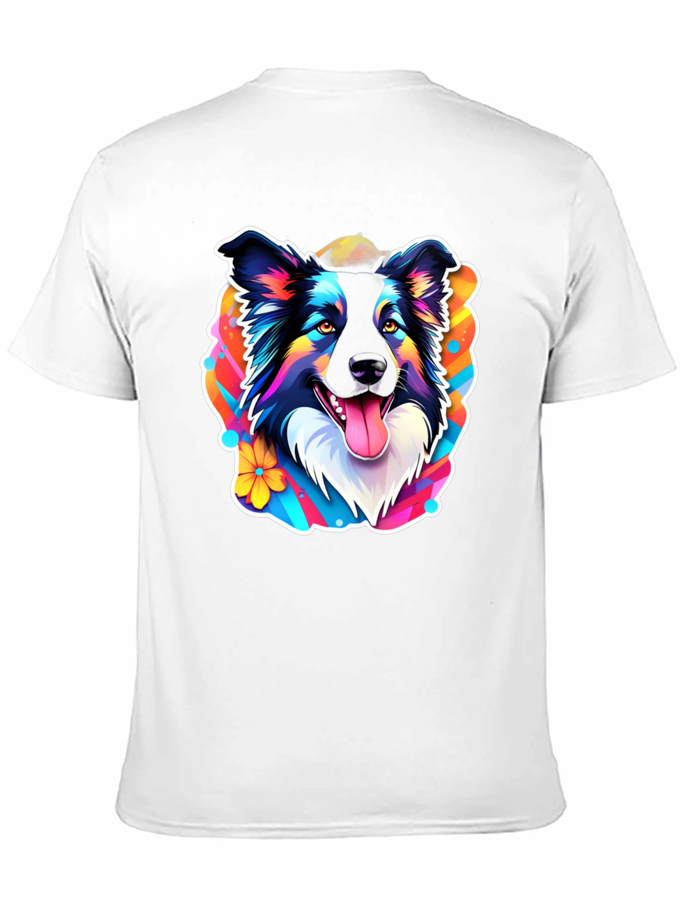 Dog Graphic Tee - Vibrant Pet Lover Design