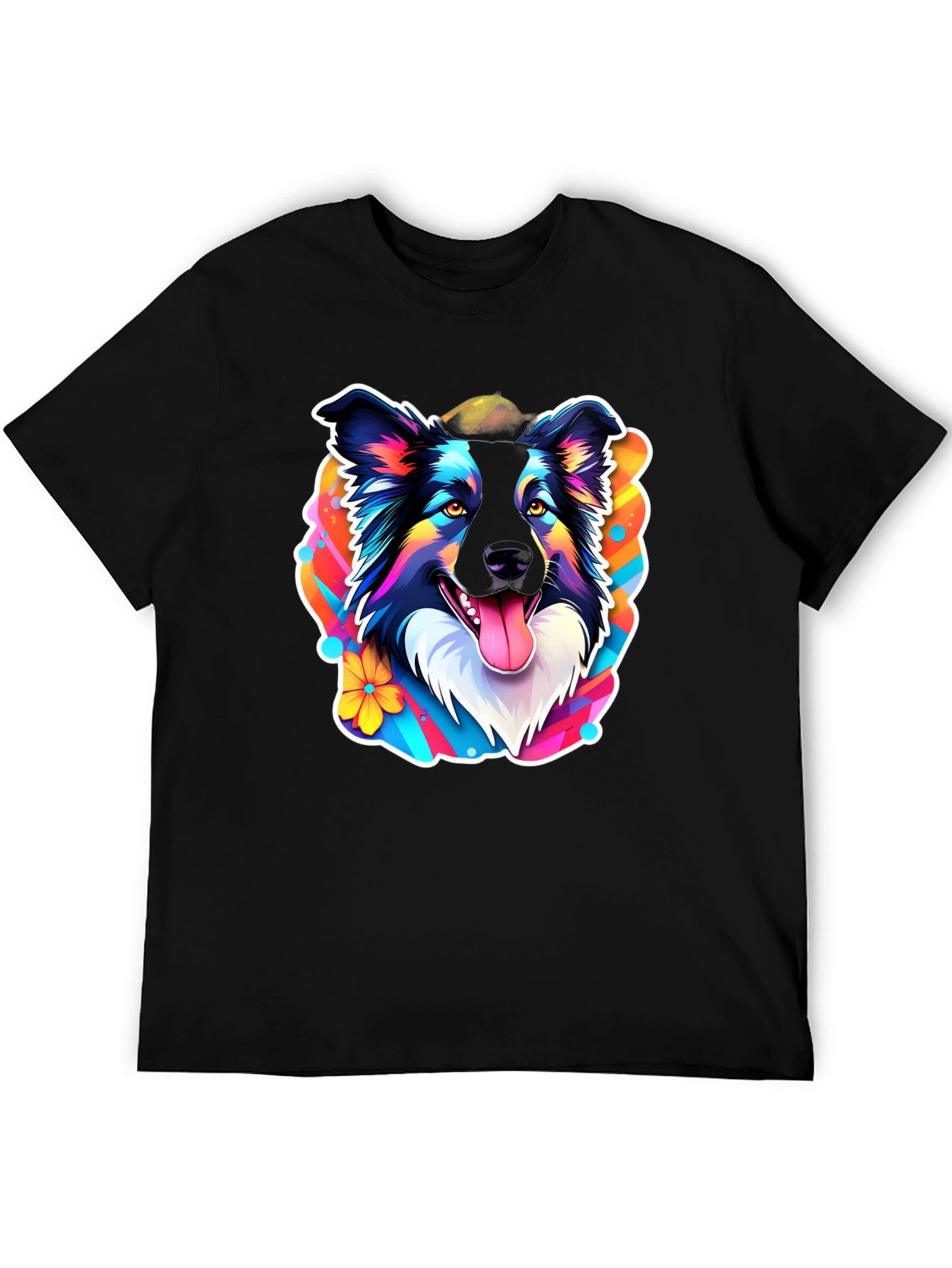 Dog Graphic Tee - Vibrant Pet Lover Design