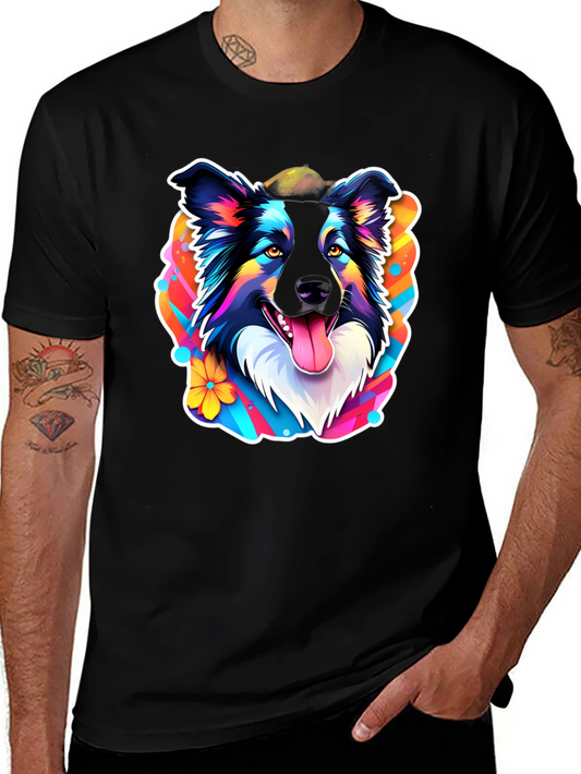 Dog Graphic Tee - Vibrant Pet Lover Design