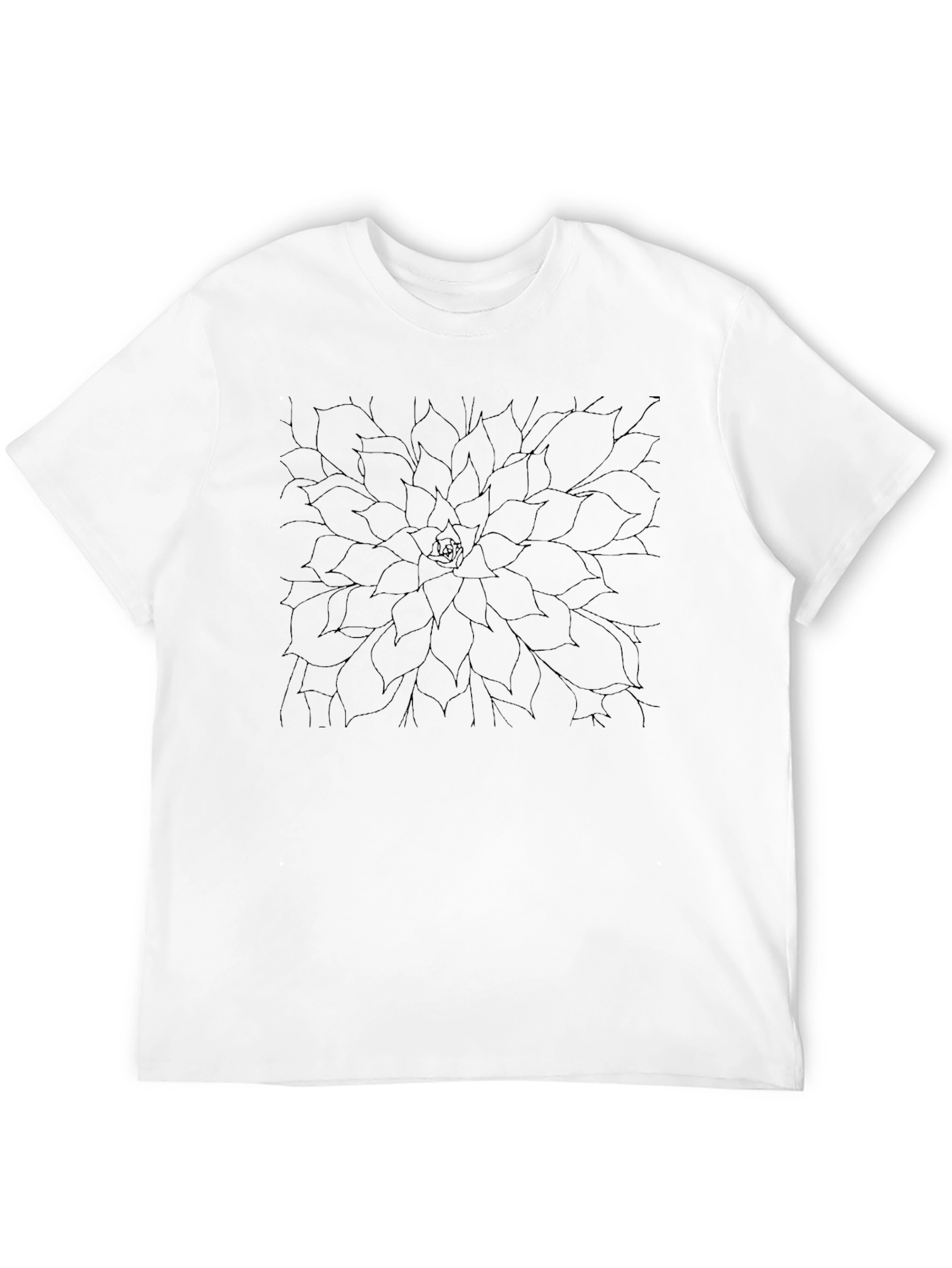 Black Floral Graphic T-Shirt - Casual Style
