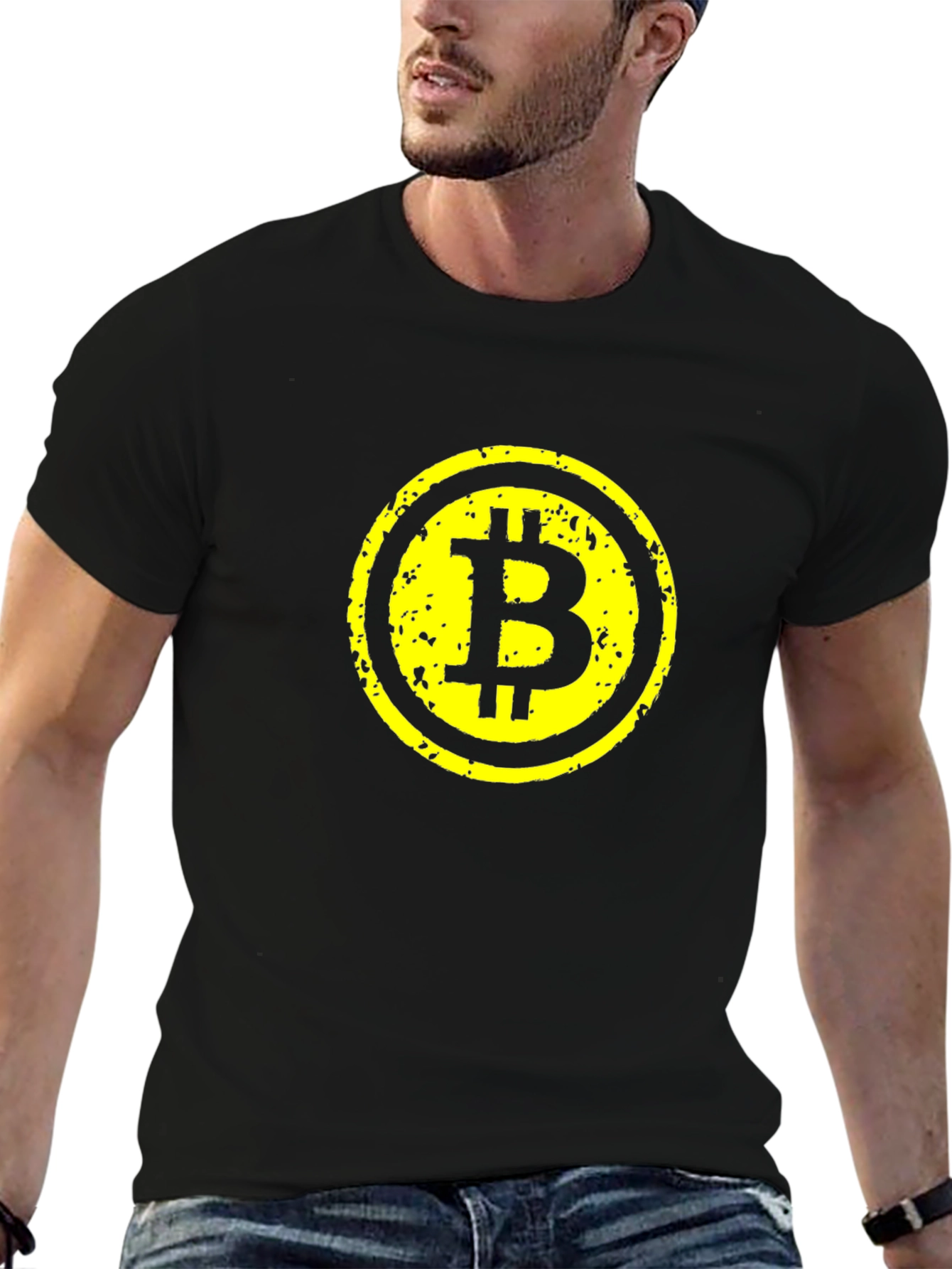 Bitcoin Logo T-Shirt - Black Crypto Tee