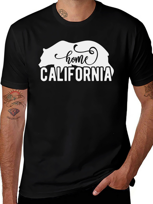 California Home Bear Graphic T-Shirt