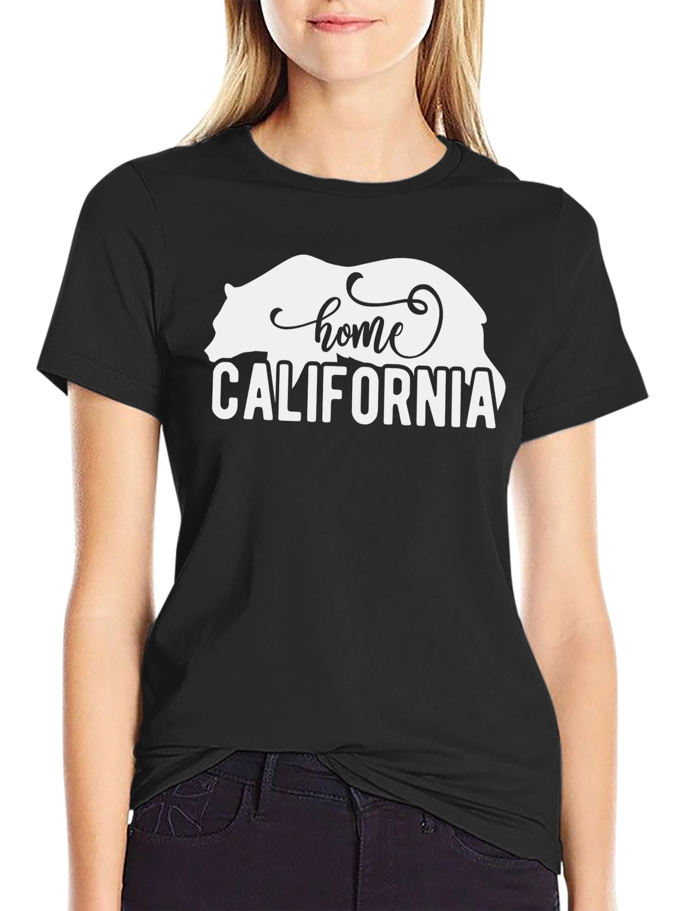 California Home Bear Graphic T-Shirt