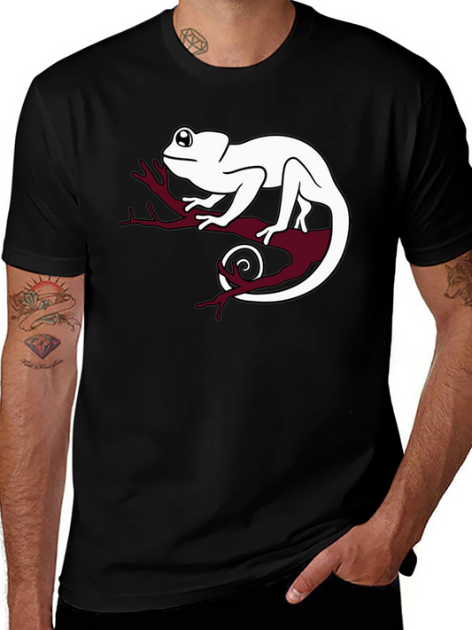 Chameleon Graphic T-Shirt - Cool Reptile Design