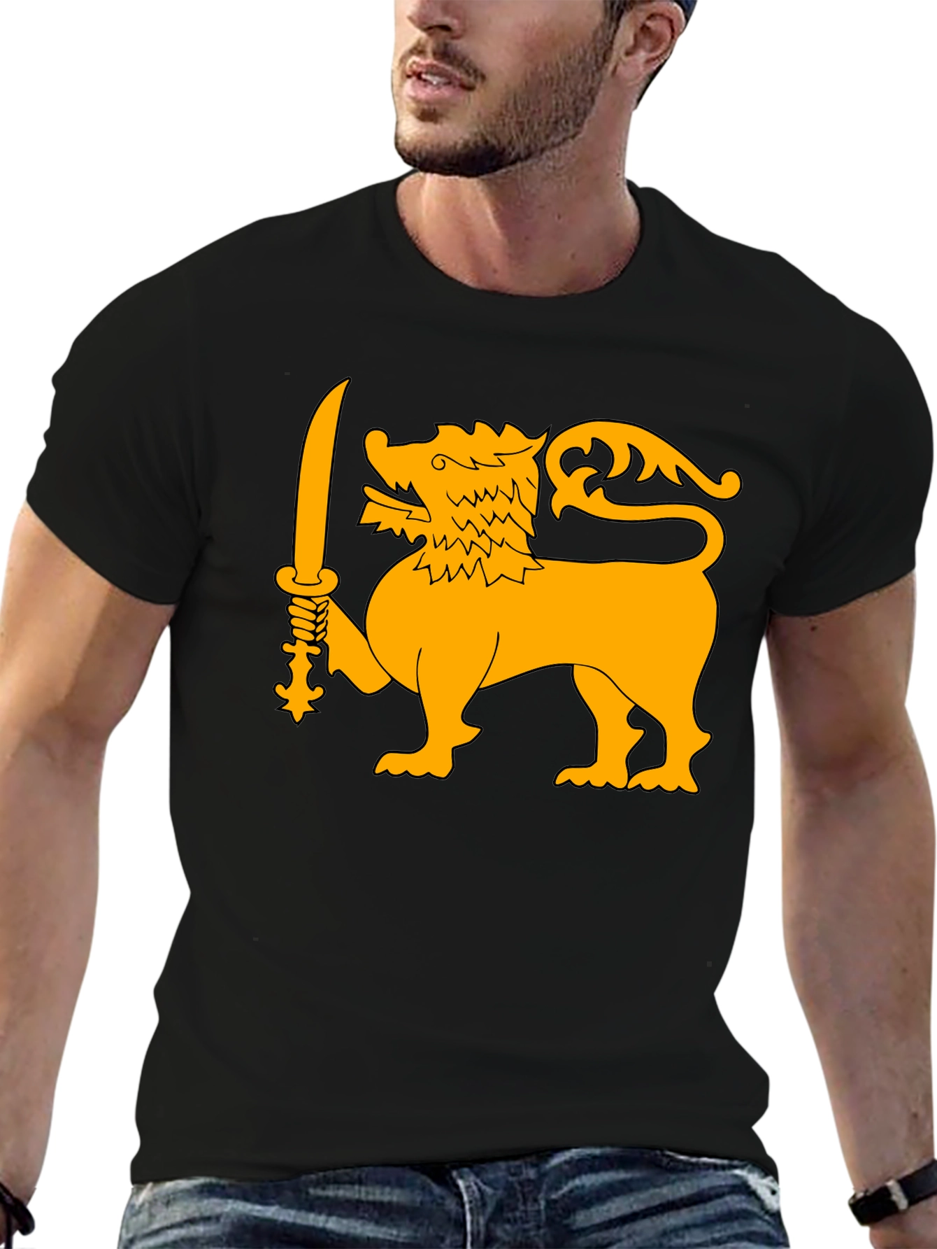 Sri Lanka Lion Flag T-Shirt - Bold Graphic Tee