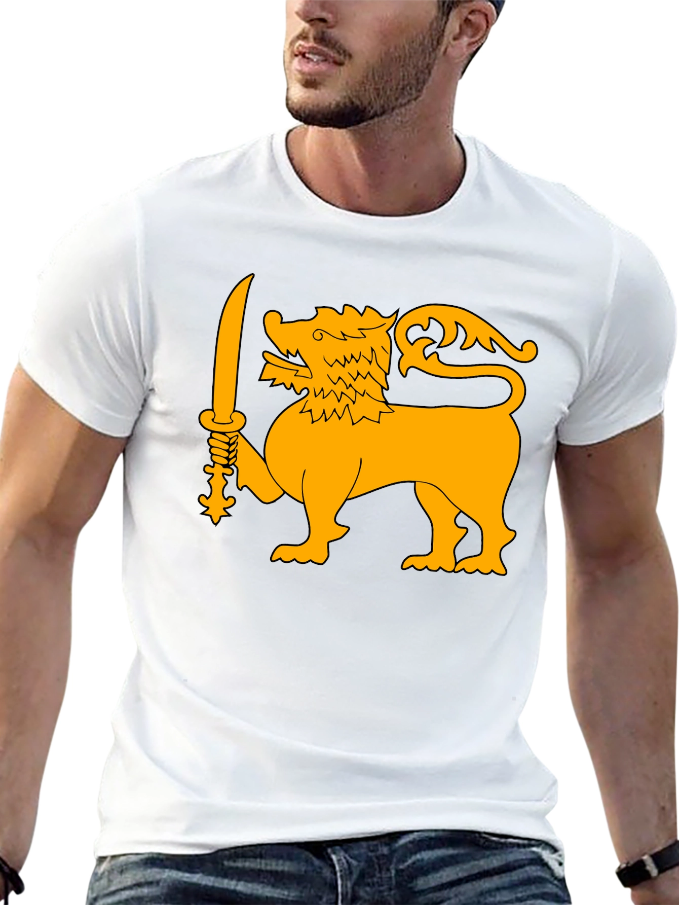 Sri Lanka Lion Flag T-Shirt - Bold Graphic Tee
