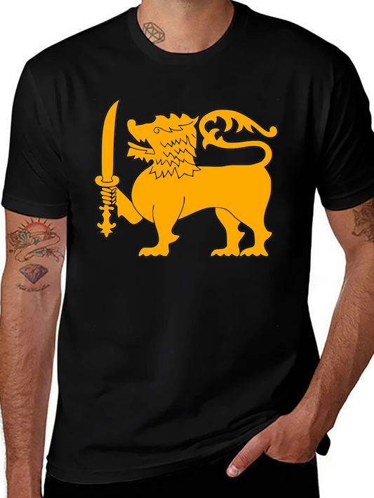 Sri Lanka Lion Flag T-Shirt - Bold Graphic Tee