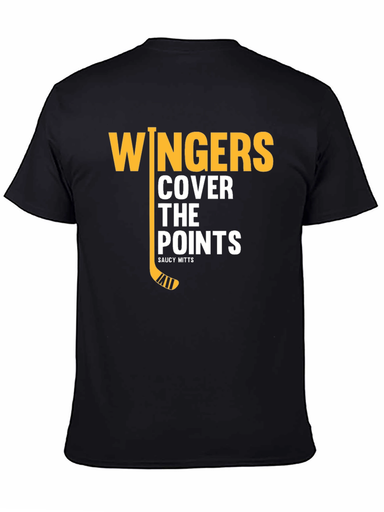 Wingers Cover The Points Black T-Shirt