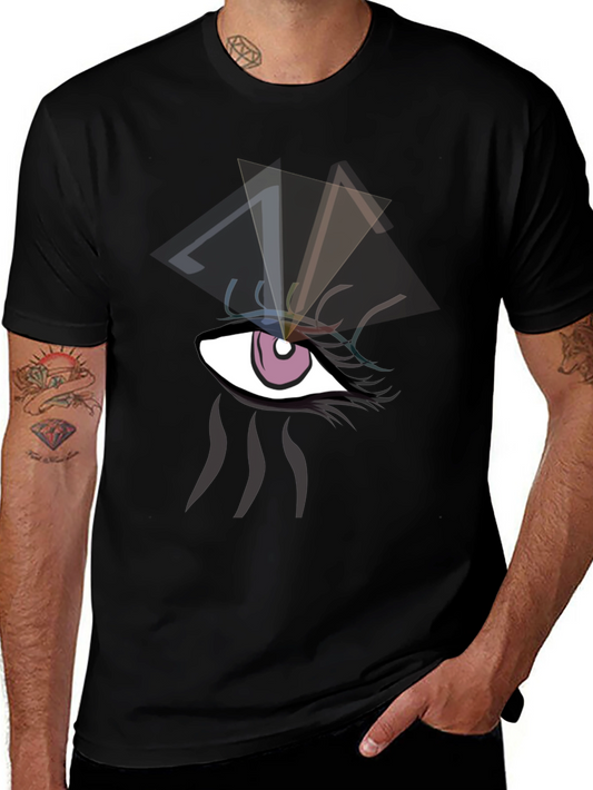 Eye Graphic Black T-Shirt