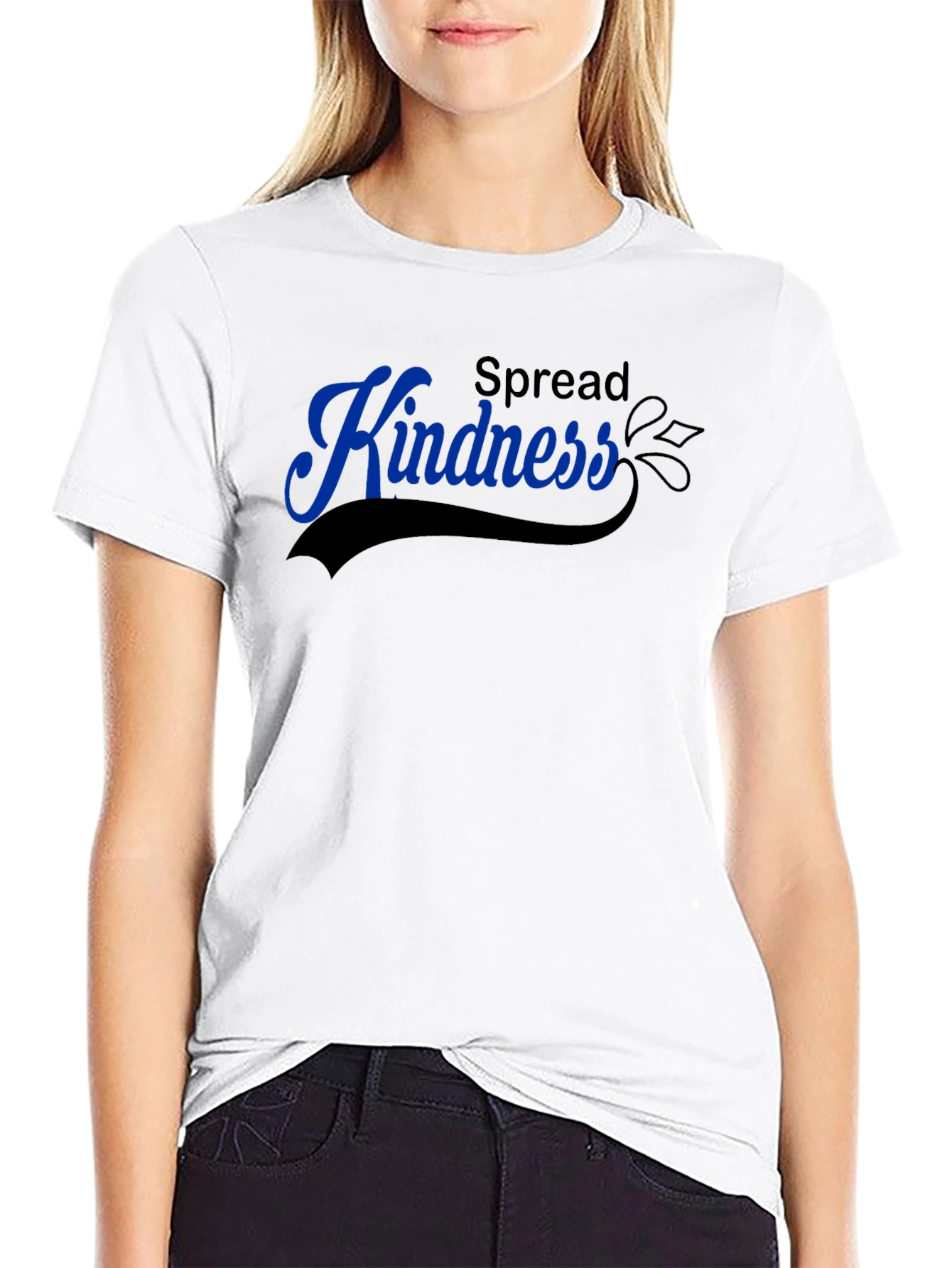 Spread Kindness T-Shirt - Classic Black Tee