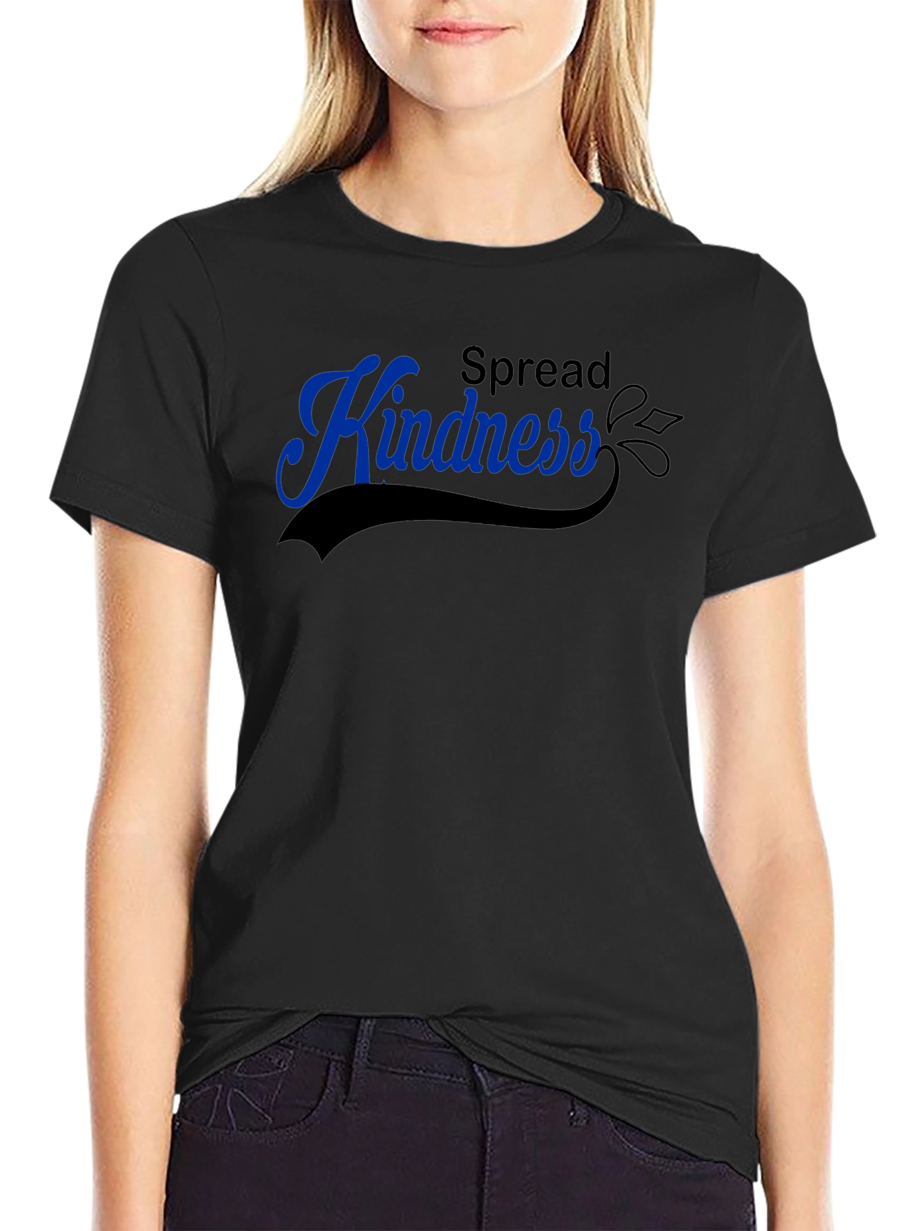 Spread Kindness T-Shirt - Classic Black Tee
