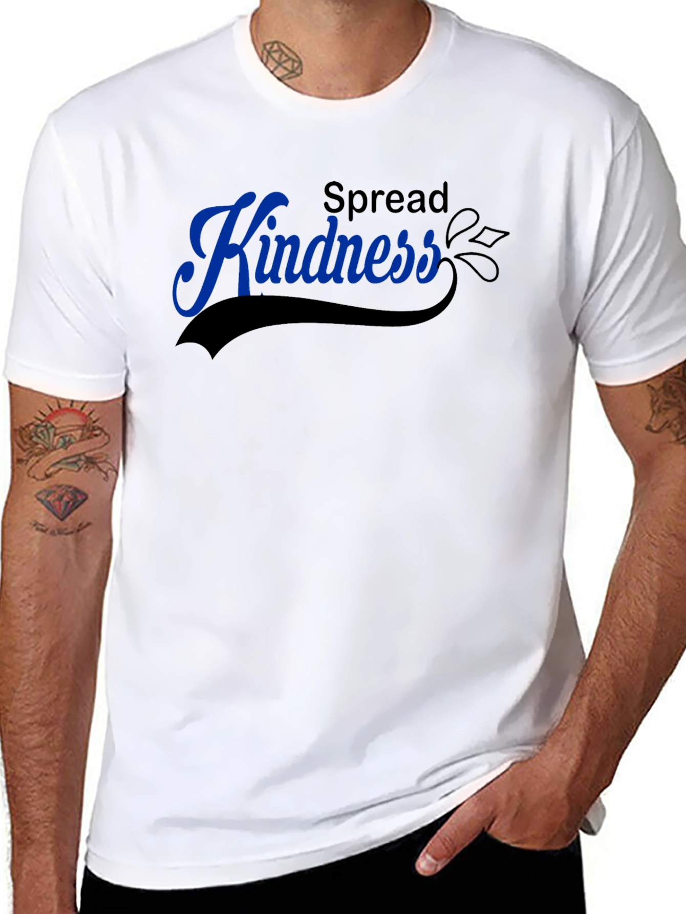 Spread Kindness T-Shirt - Classic Black Tee