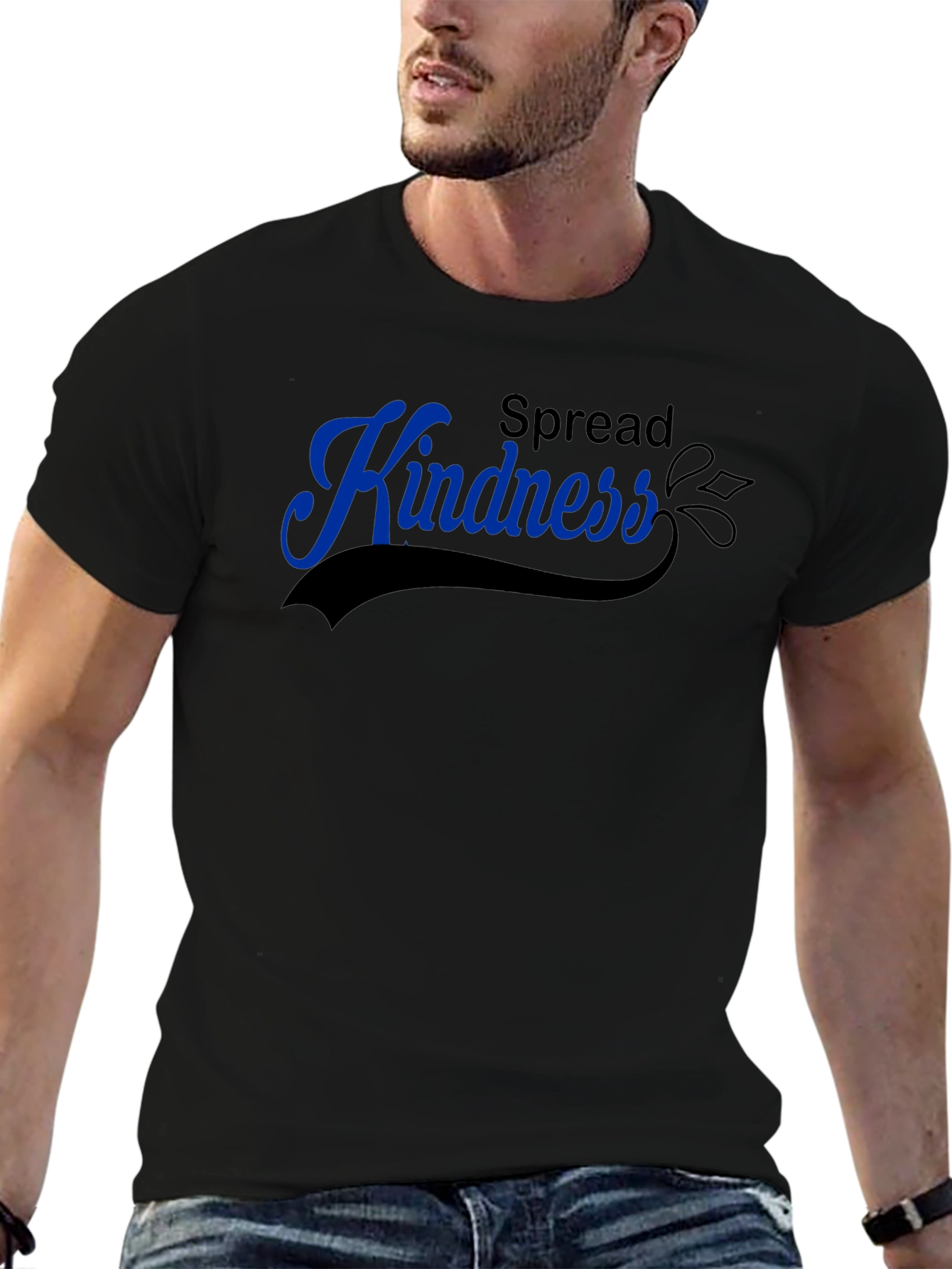 Spread Kindness T-Shirt - Classic Black Tee