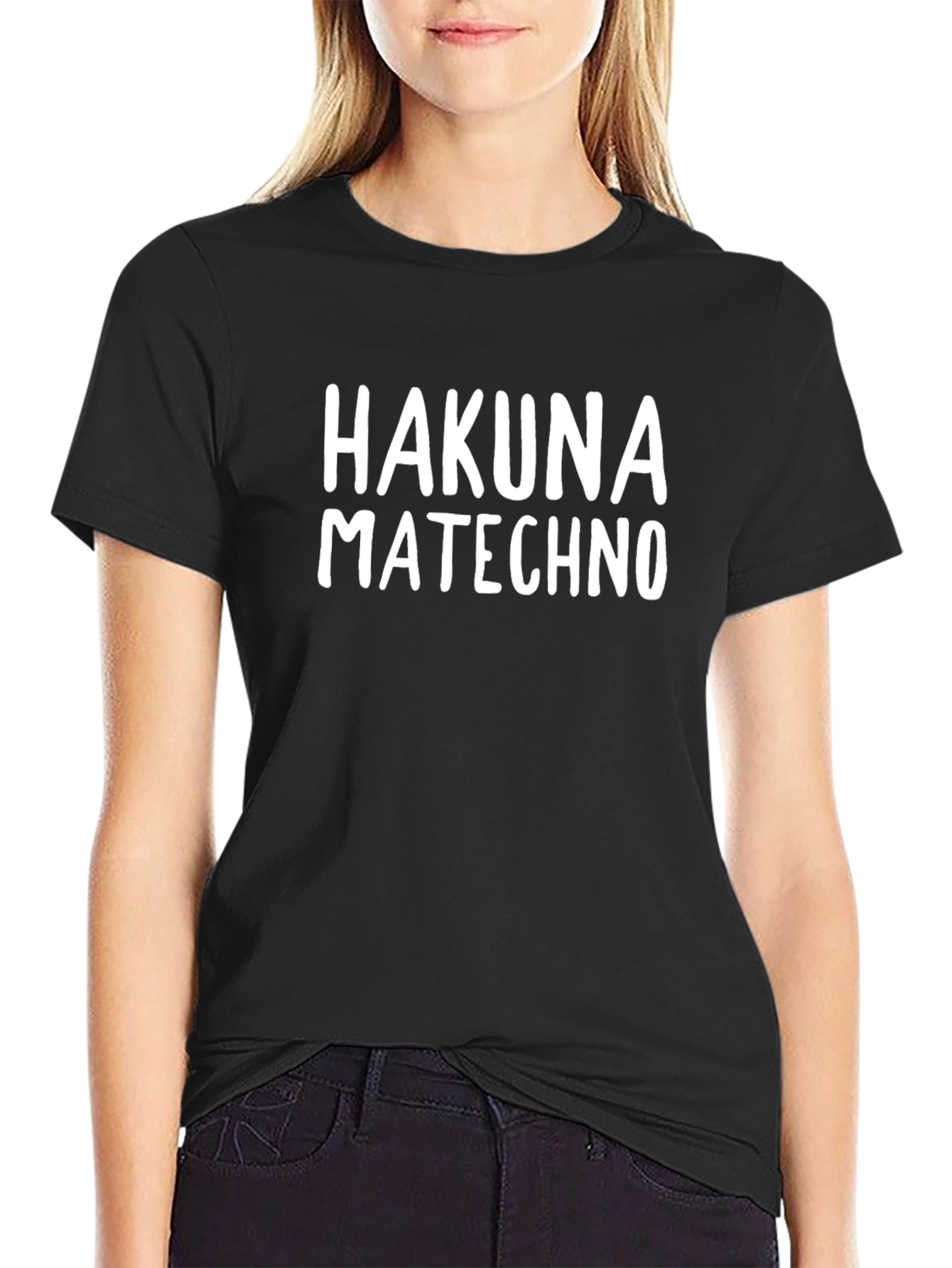 Hakuna Matechno Graphic T-Shirt - Relaxed Fit