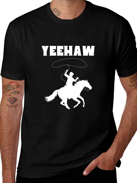 Yeehaw Cowboy Graphic Tee - Western Style